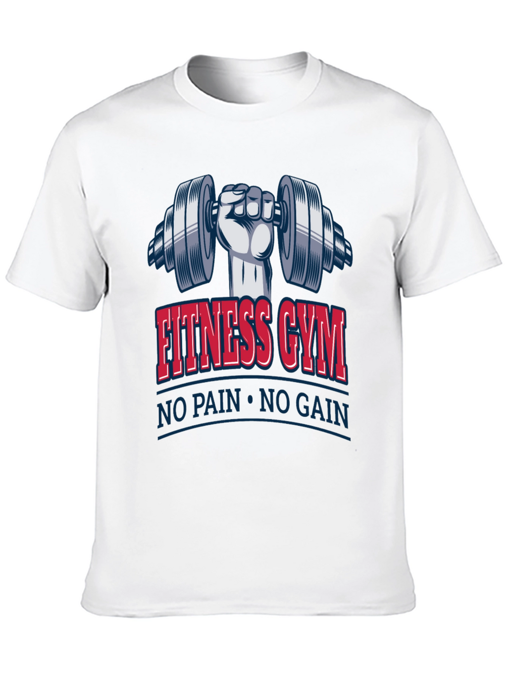 Fitness Gym No Pain No Gain Black T-Shirt