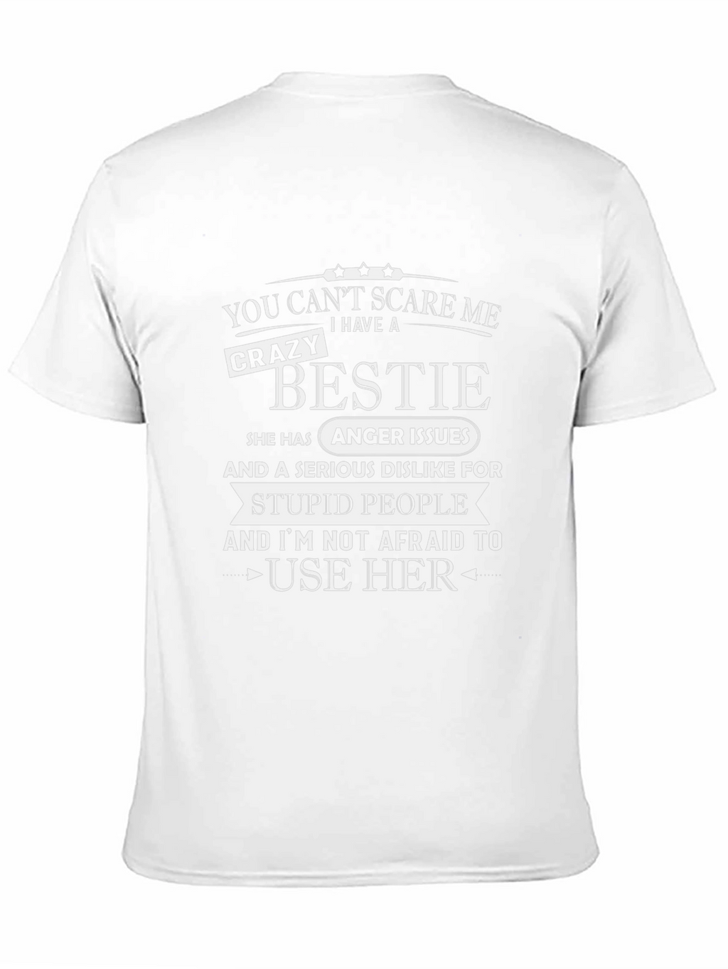 Crazy Bestie Novelty Graphic Tee