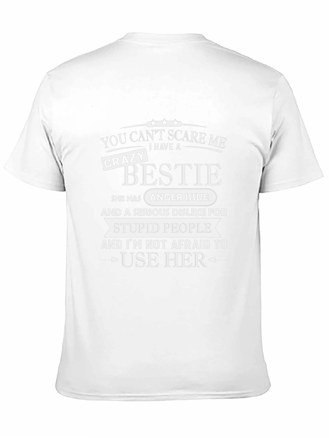 Crazy Bestie Novelty Graphic Tee