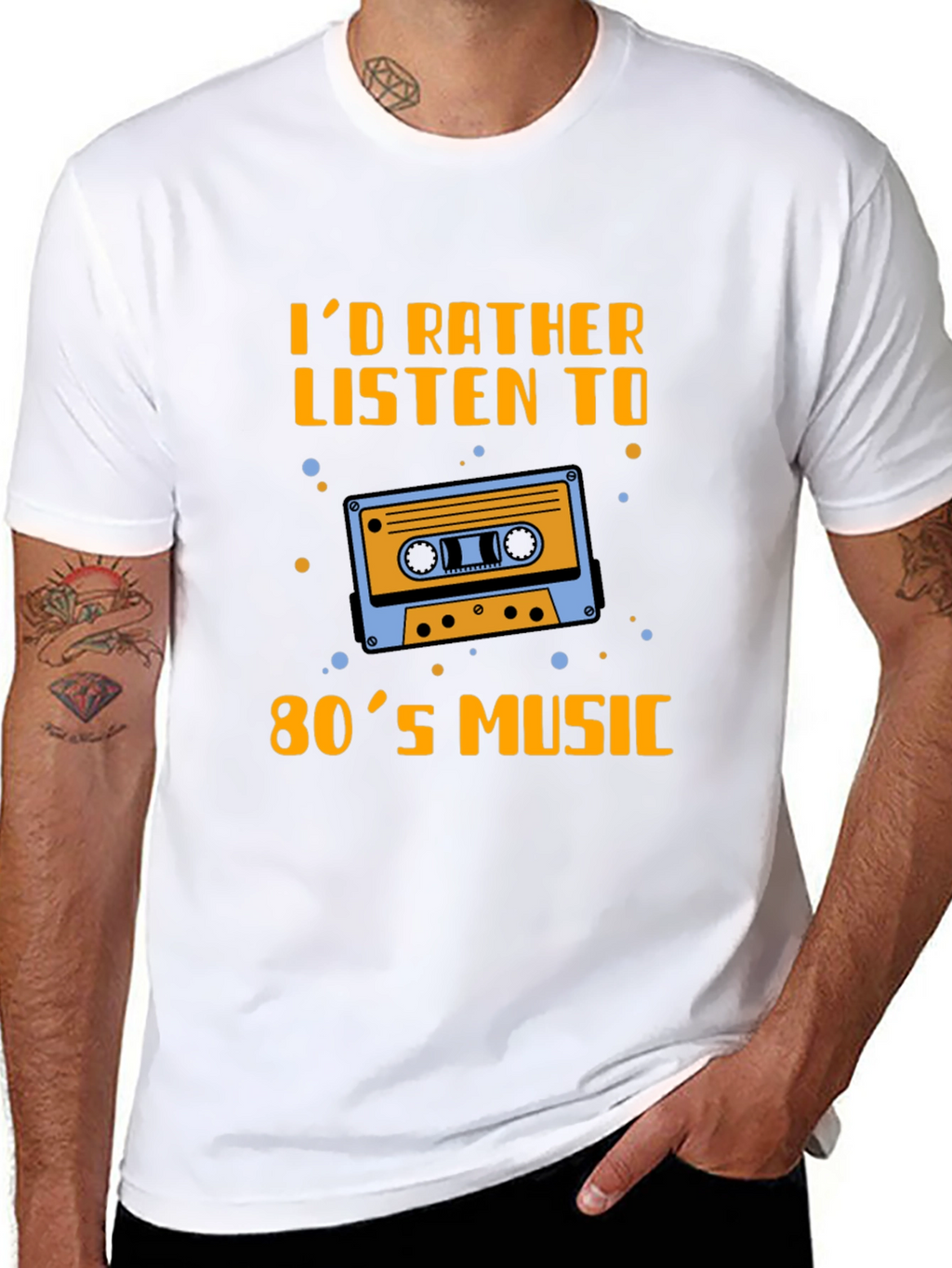 80s Music Cassette Tape T-Shirt