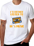 80s Music Cassette Tape T-Shirt
