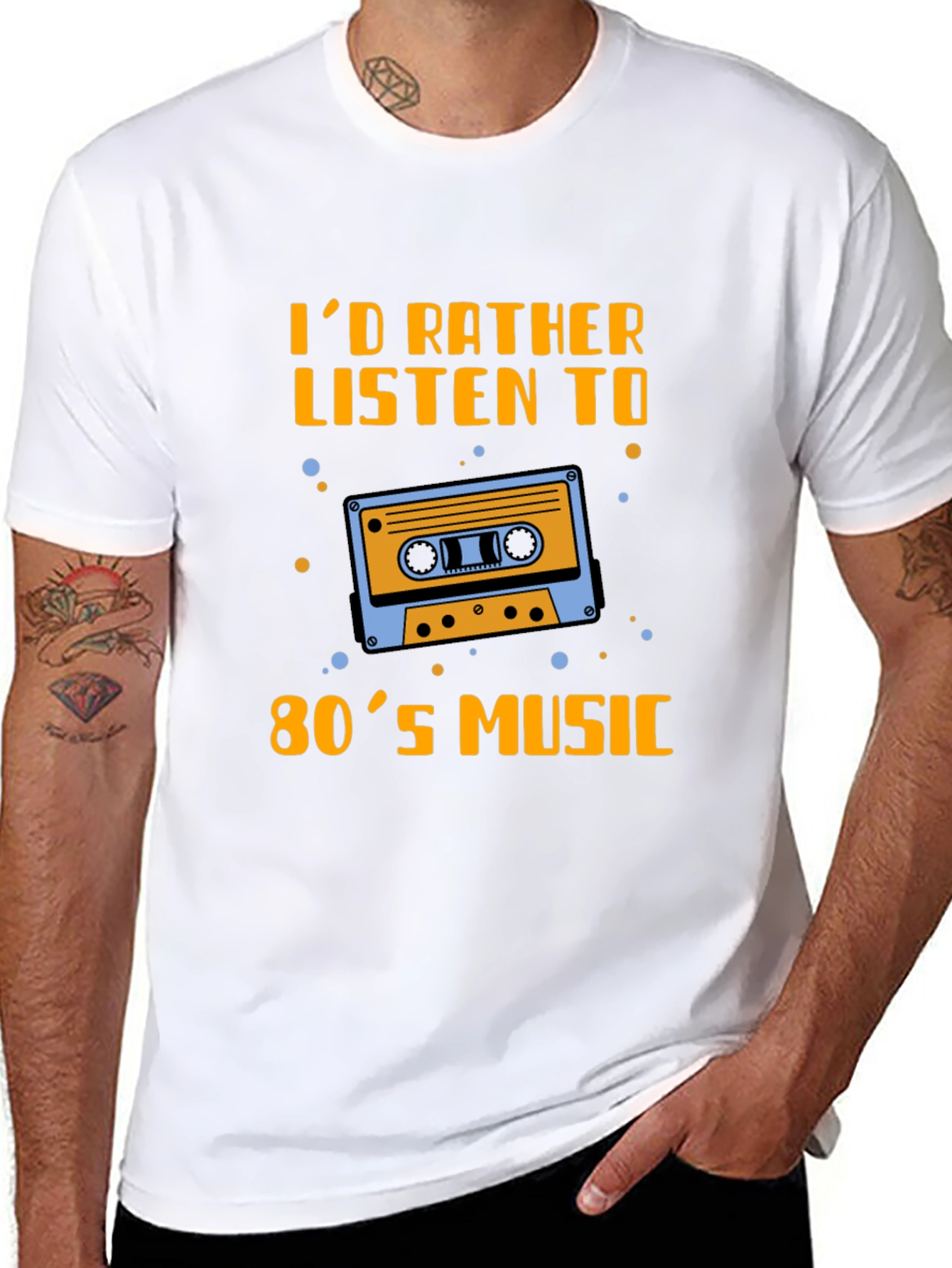 80s Music Cassette Tape T-Shirt