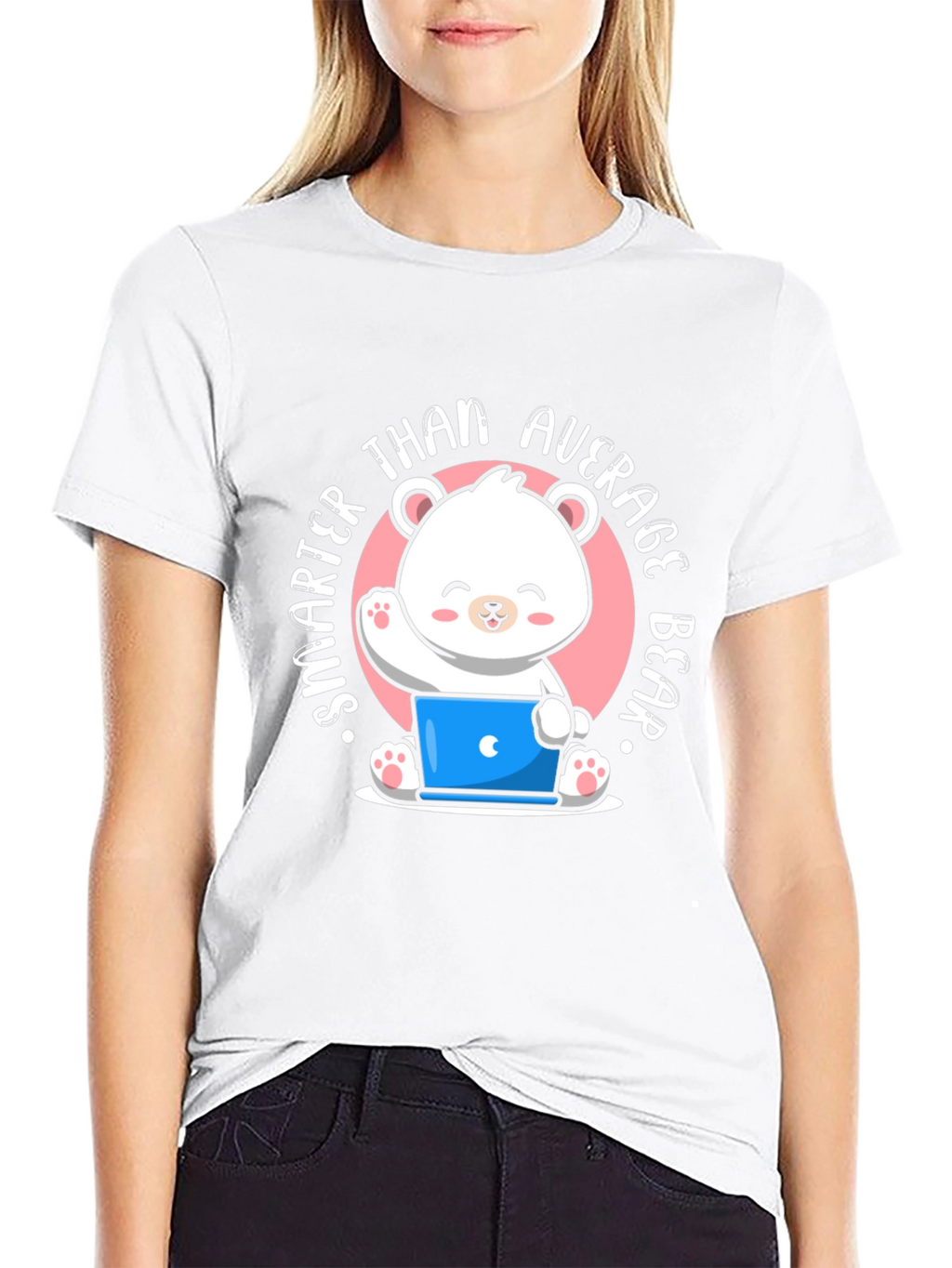 Smarter Than Average Bear T-Shirt - Cute Cartoon Design