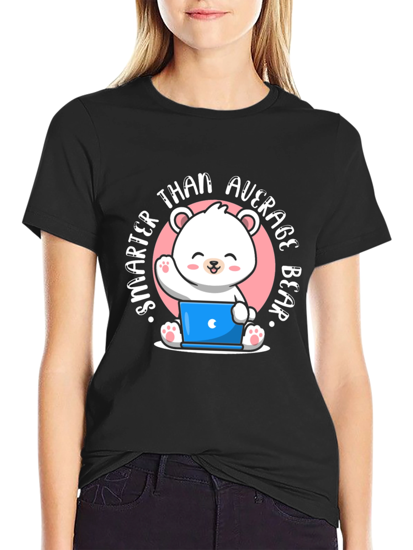 Smarter Than Average Bear T-Shirt - Cute Cartoon Design