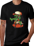 Zombie Skateboarder Graphic T-Shirt