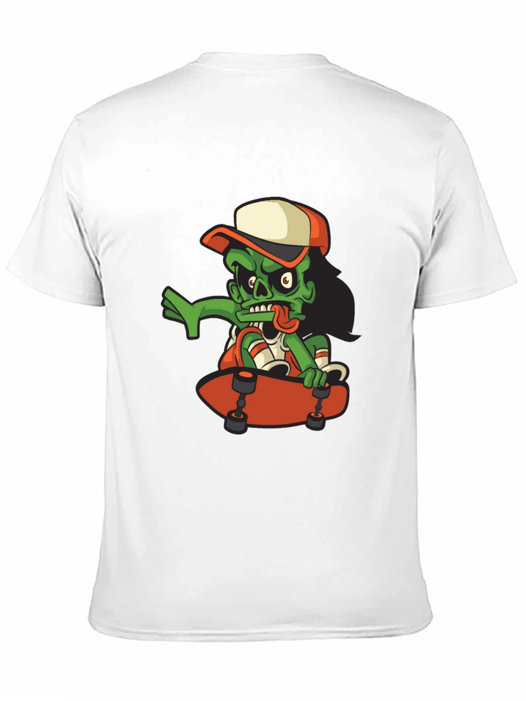 Zombie Skateboarder Graphic T-Shirt