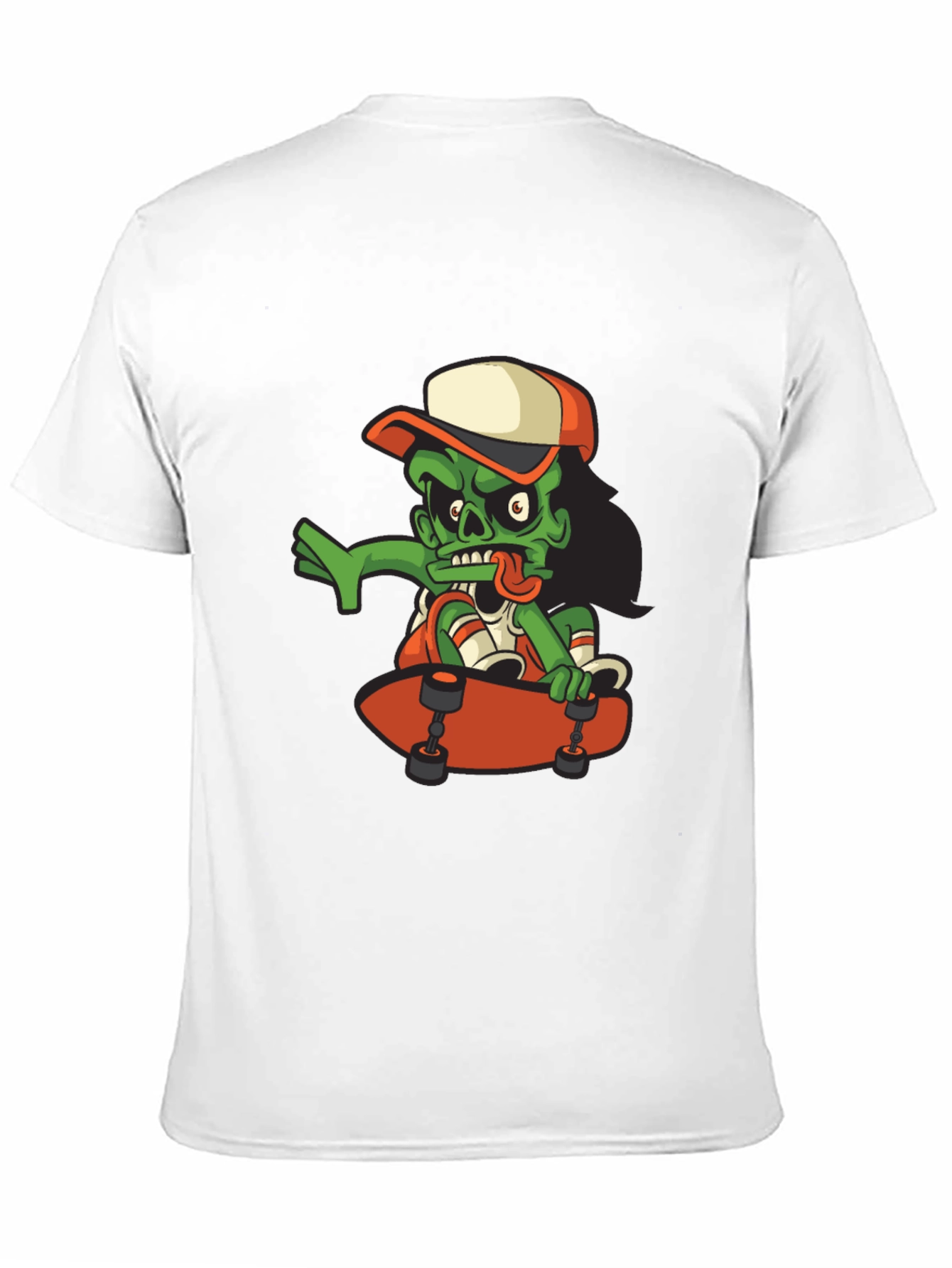 Zombie Skateboarder Graphic T-Shirt