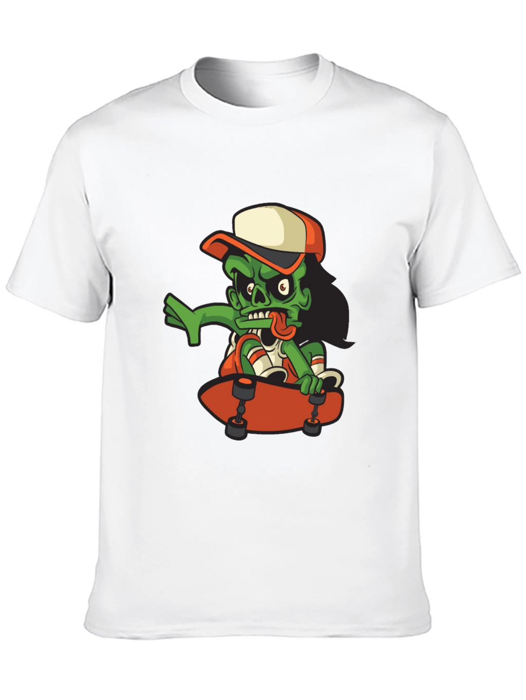 Zombie Skateboarder Graphic T-Shirt