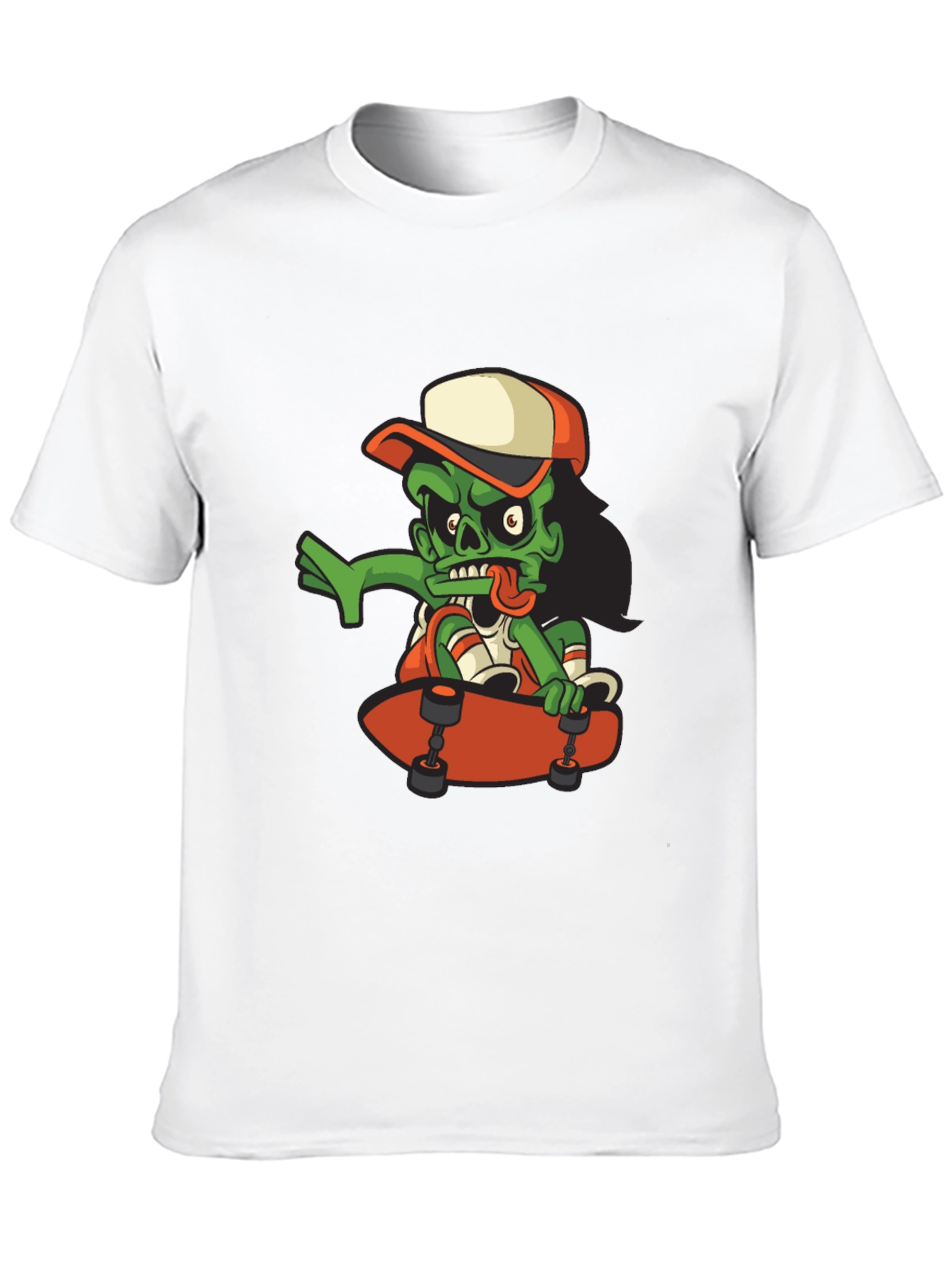 Zombie Skateboarder Graphic T-Shirt