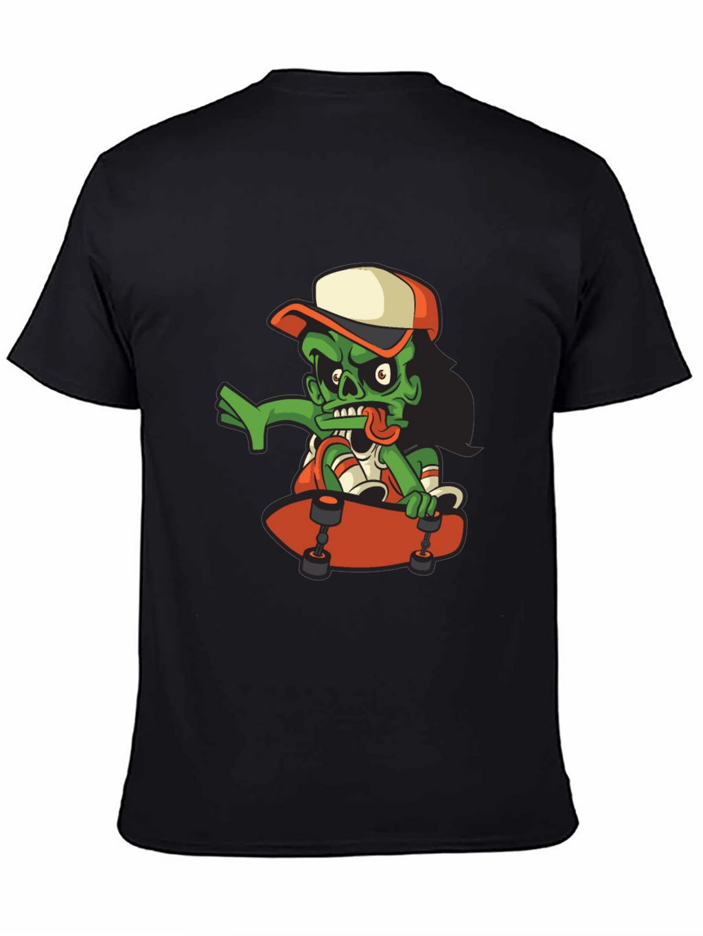 Zombie Skateboarder Graphic T-Shirt