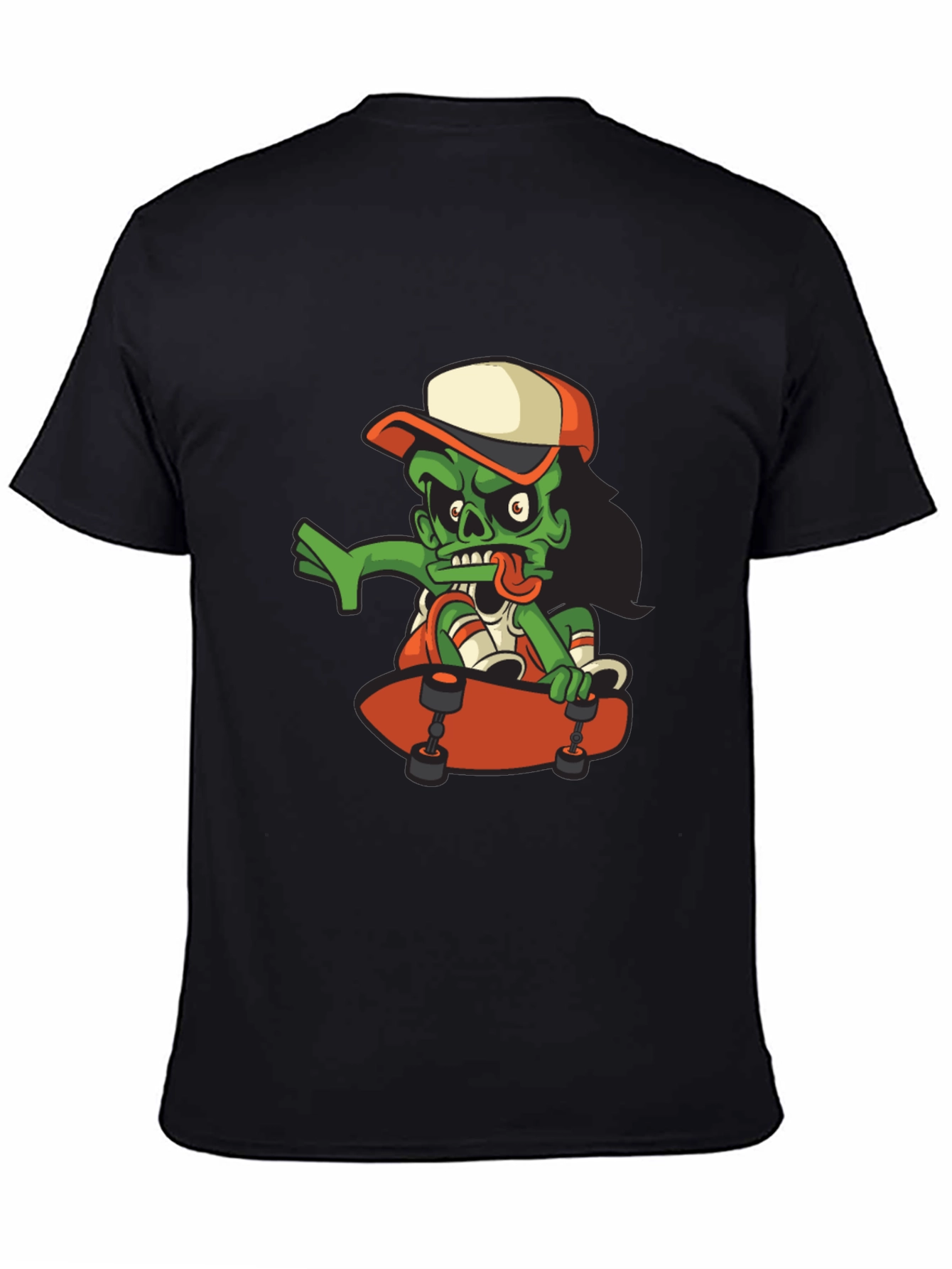 Zombie Skateboarder Graphic T-Shirt