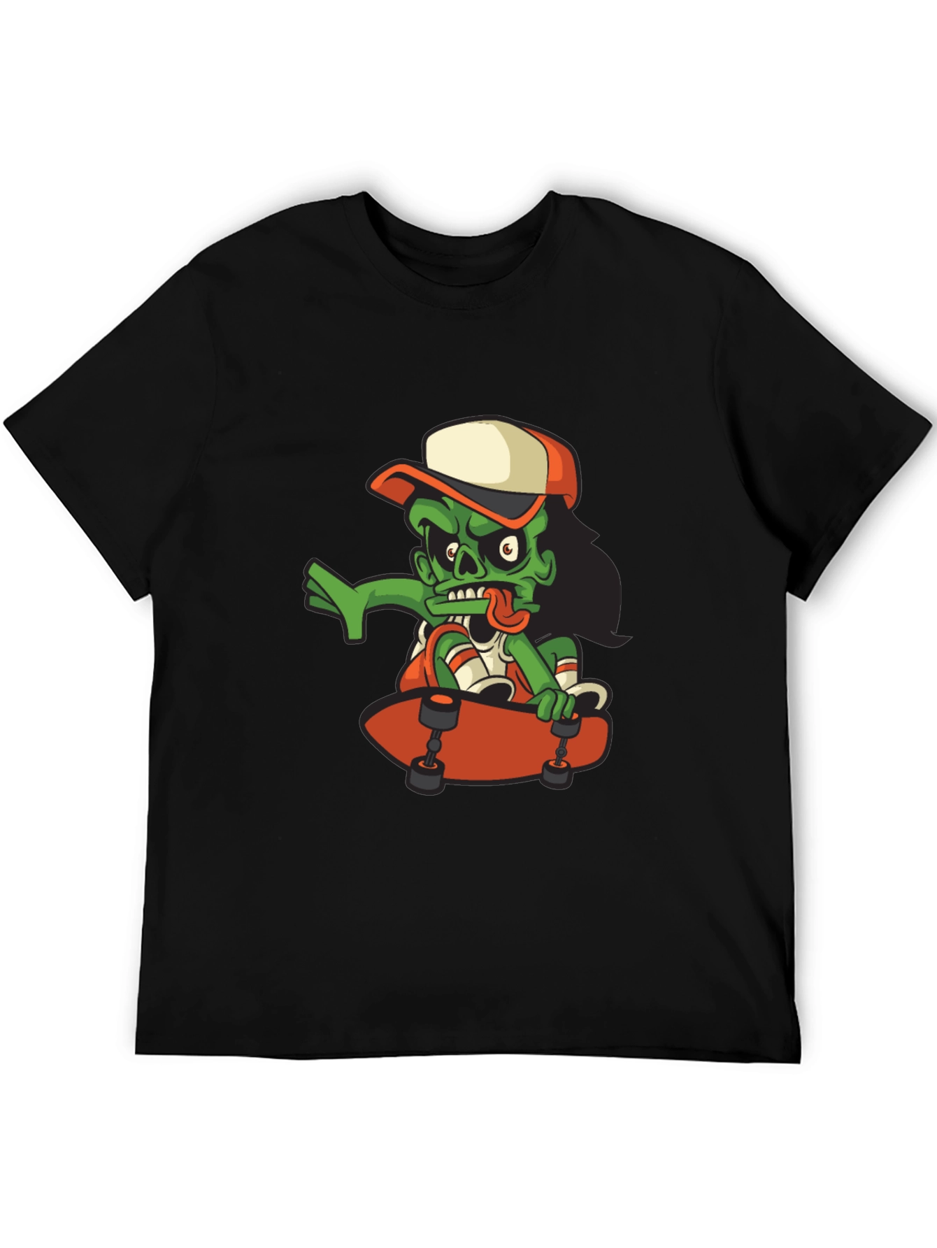 Zombie Skateboarder Graphic T-Shirt