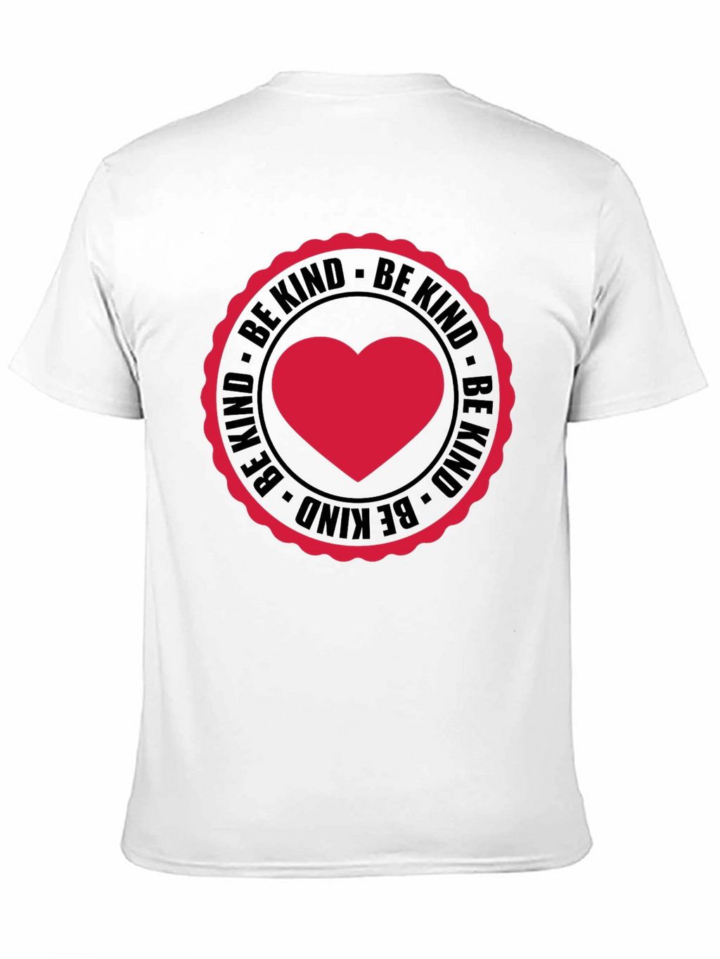 Be Kind Heart Graphic Tee - Black Casual Shirt
