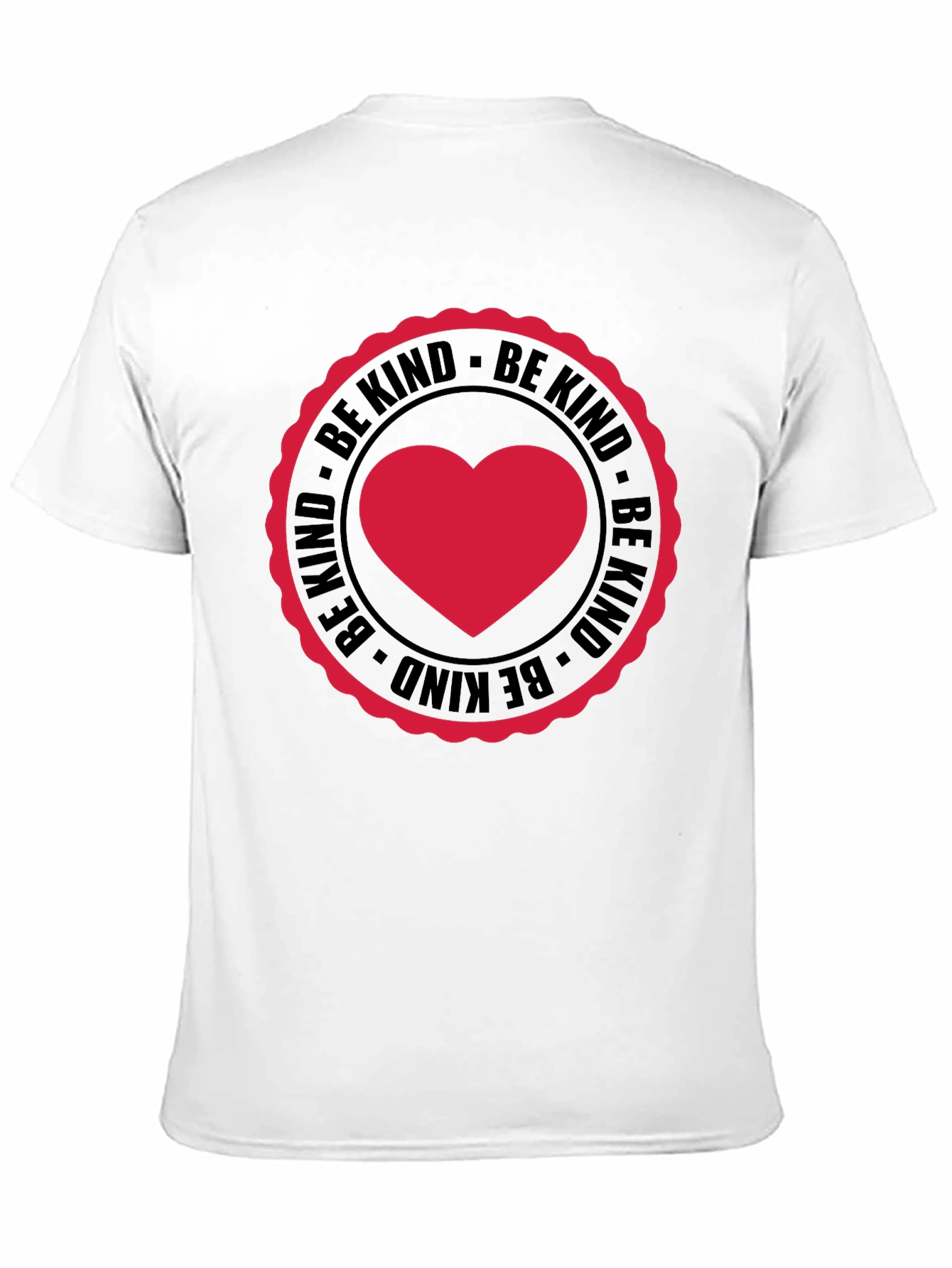 Be Kind Heart Graphic Tee - Black Casual Shirt