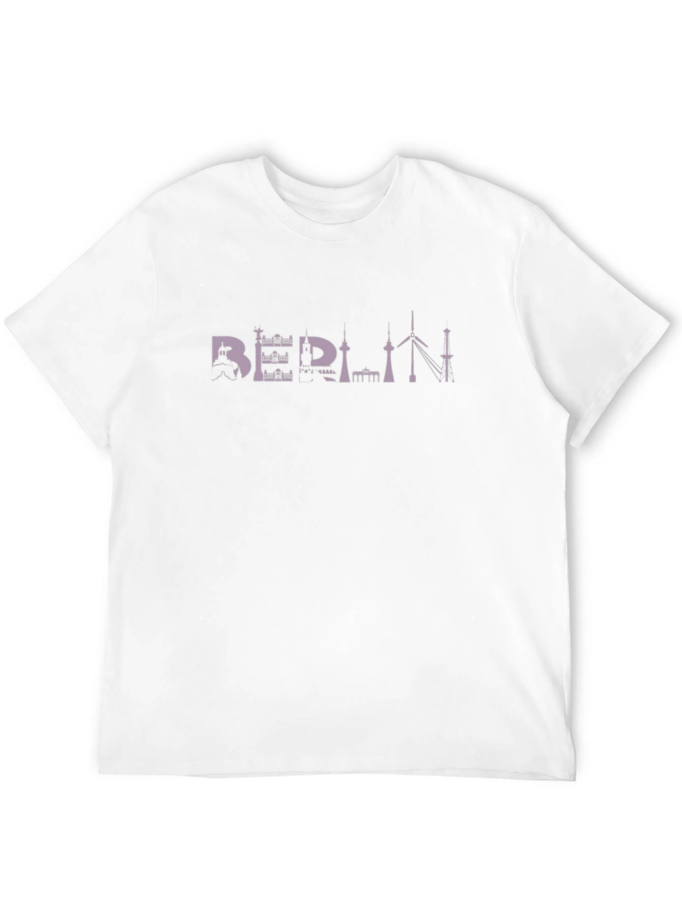 Berlin Skyline Black T-Shirt