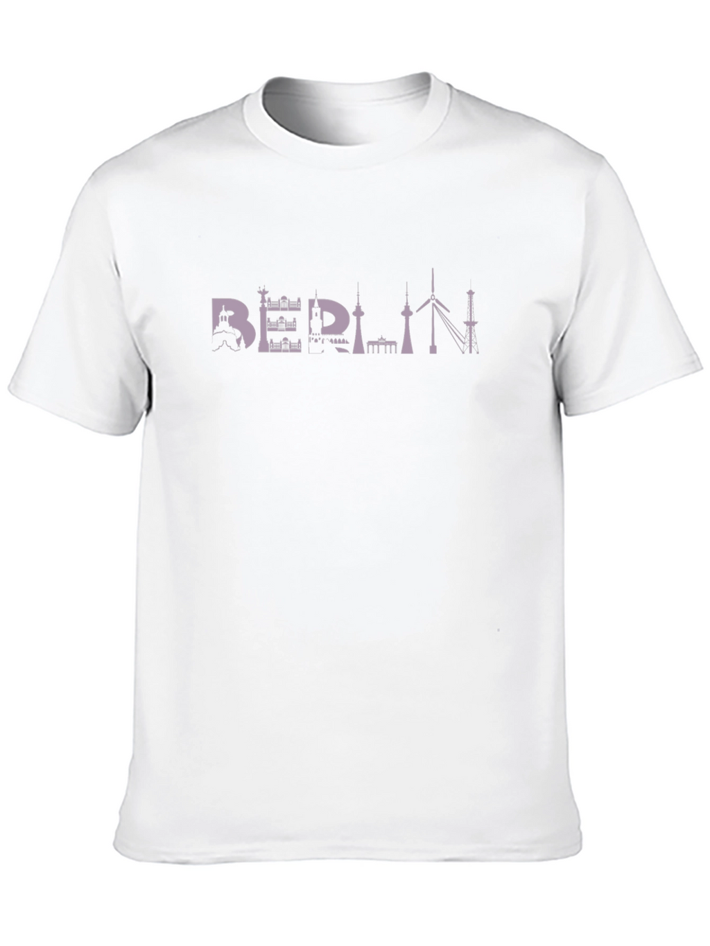 Berlin Skyline Black T-Shirt