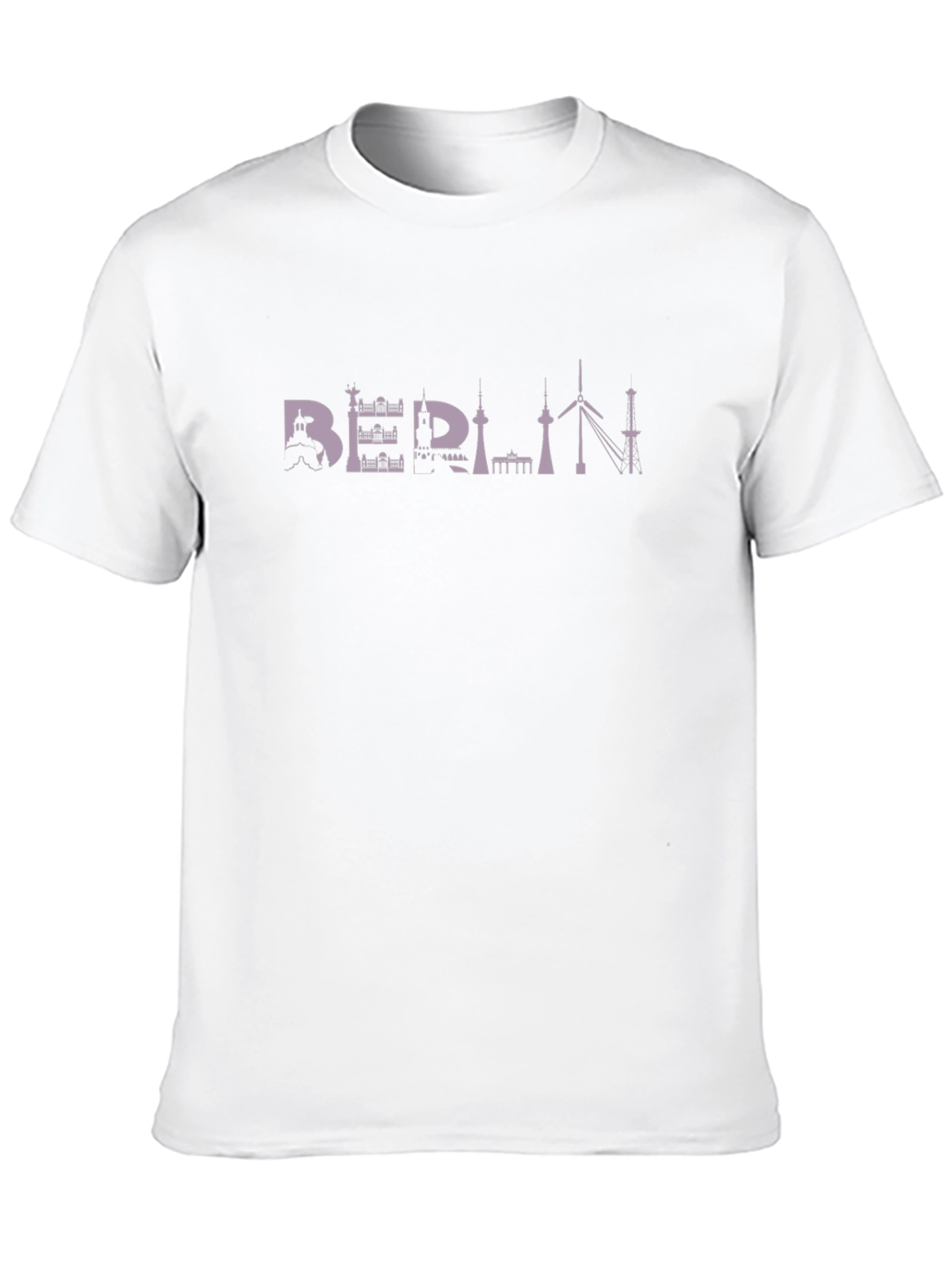 Berlin Skyline Black T-Shirt