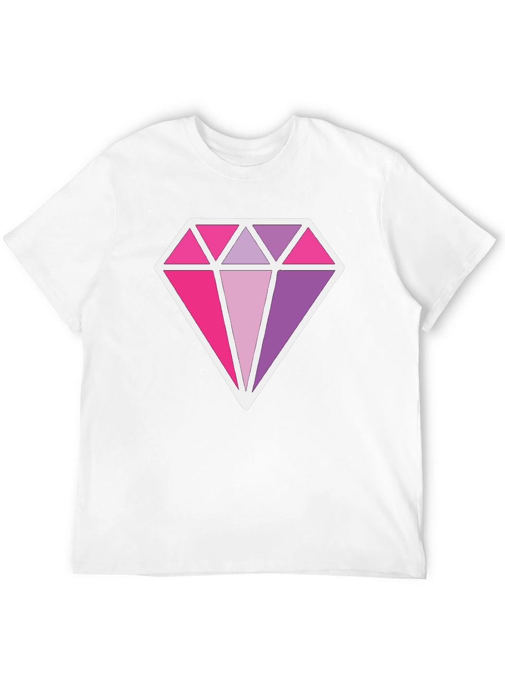 Diamond Prism Graphic Black T-Shirt