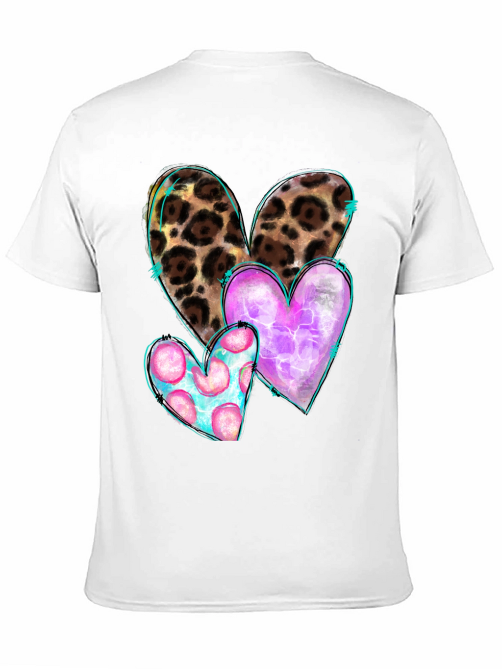Mens Heart Graphic Tee
