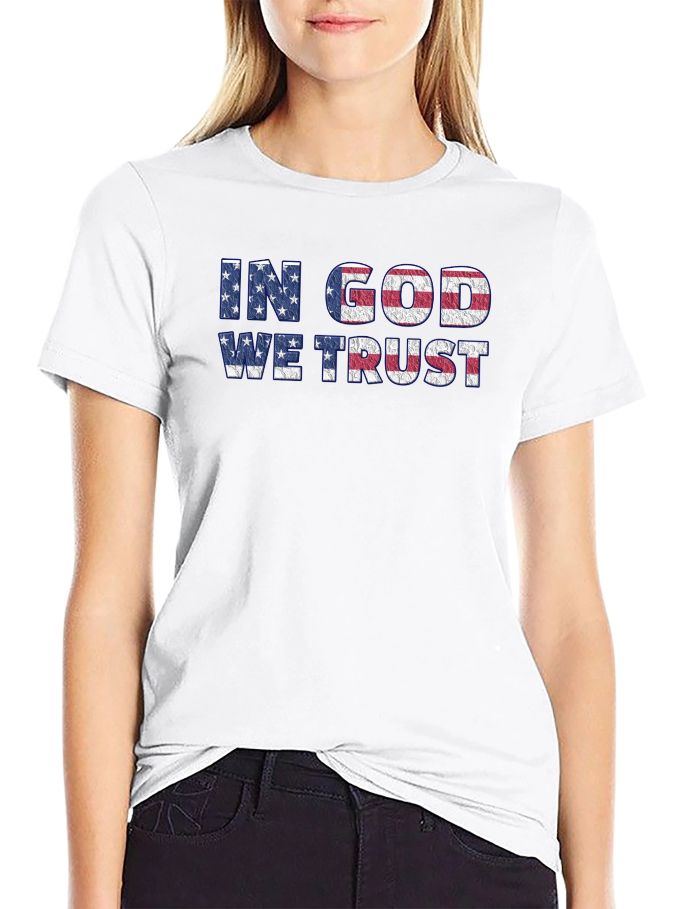 In God We Trust American Flag T-Shirt
