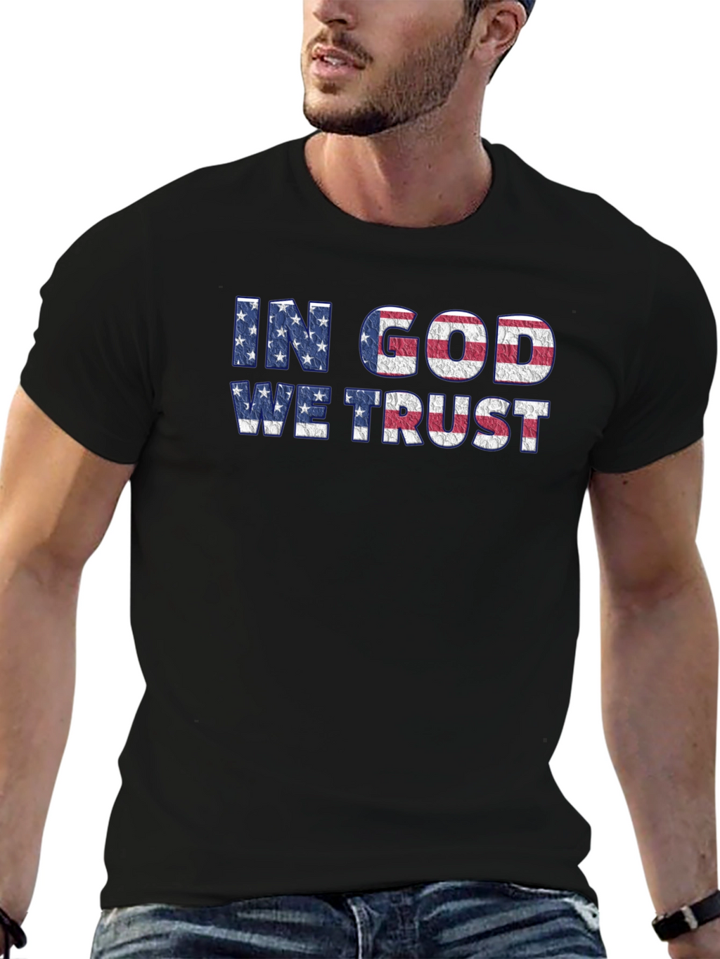 In God We Trust American Flag T-Shirt