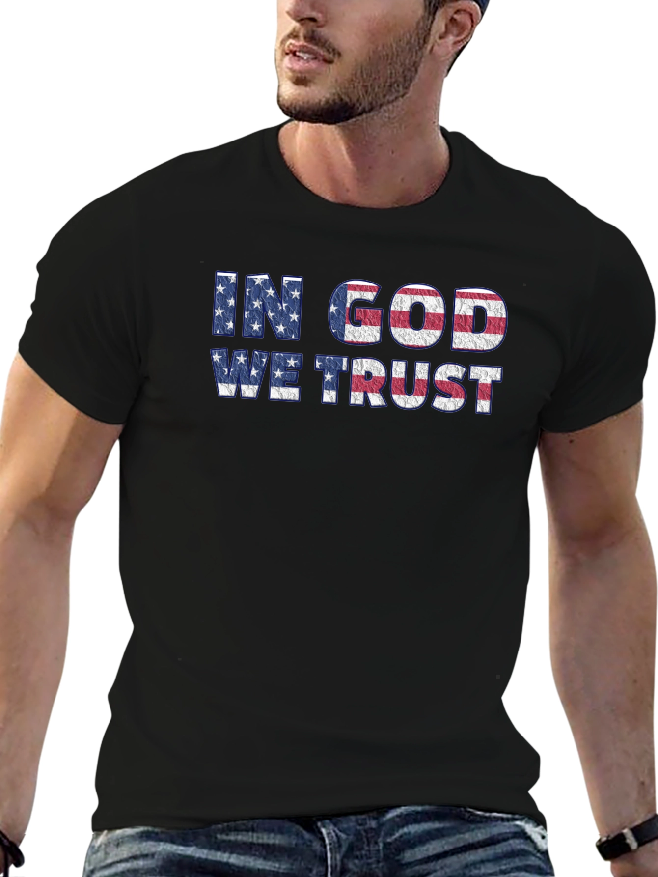 In God We Trust American Flag T-Shirt