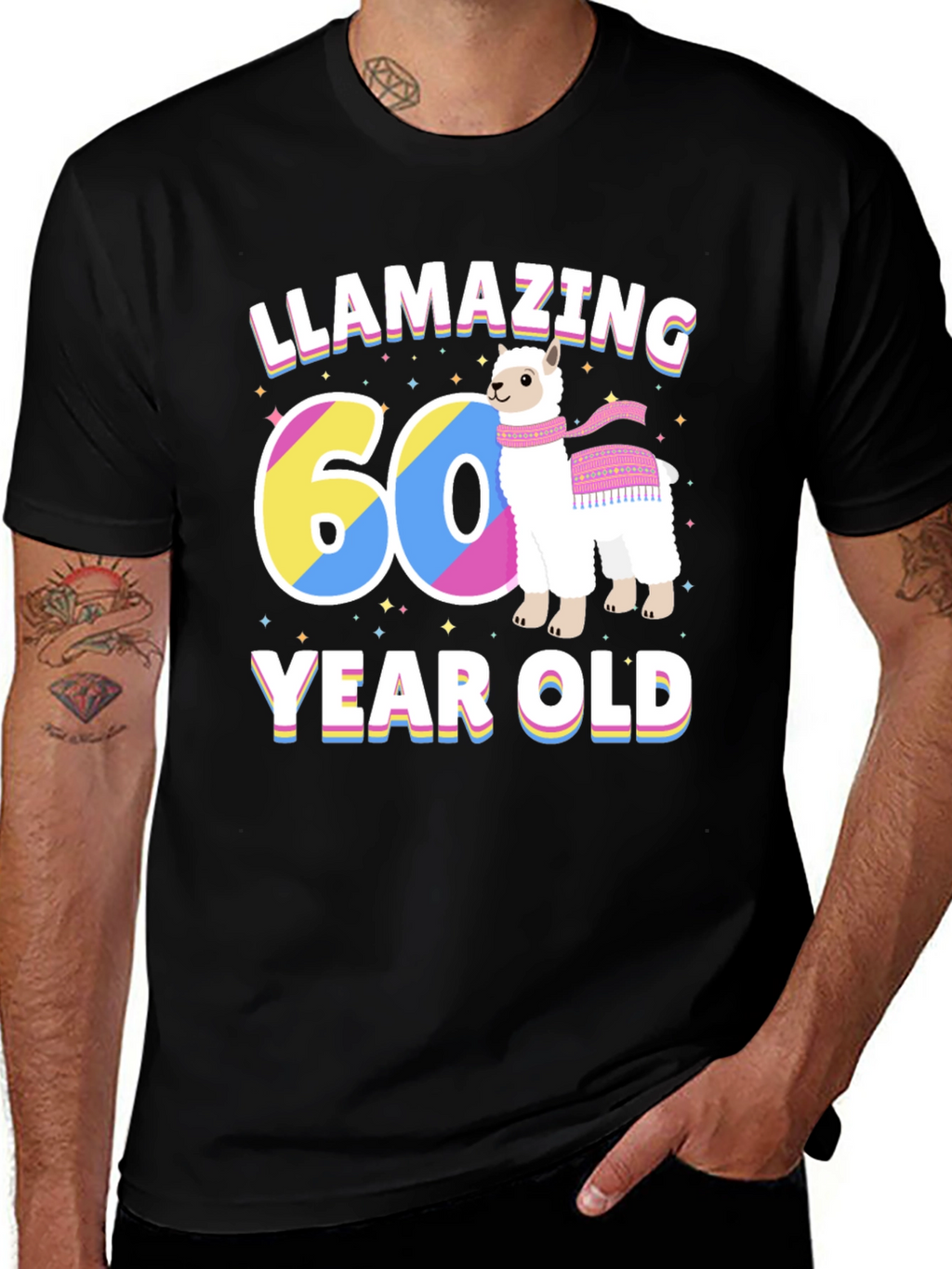 Llamazing 60 Year Old Birthday T-Shirt