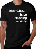Anxiety Humor Graphic T-Shirt