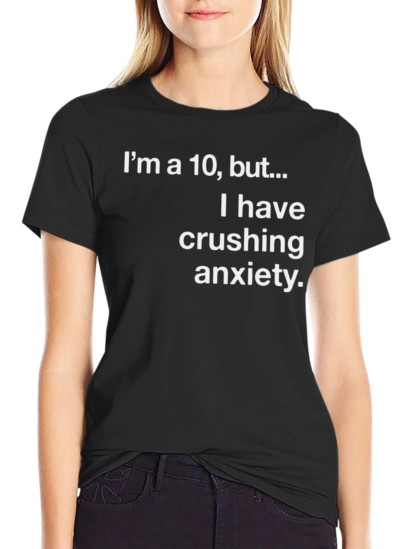 Anxiety Humor Graphic T-Shirt