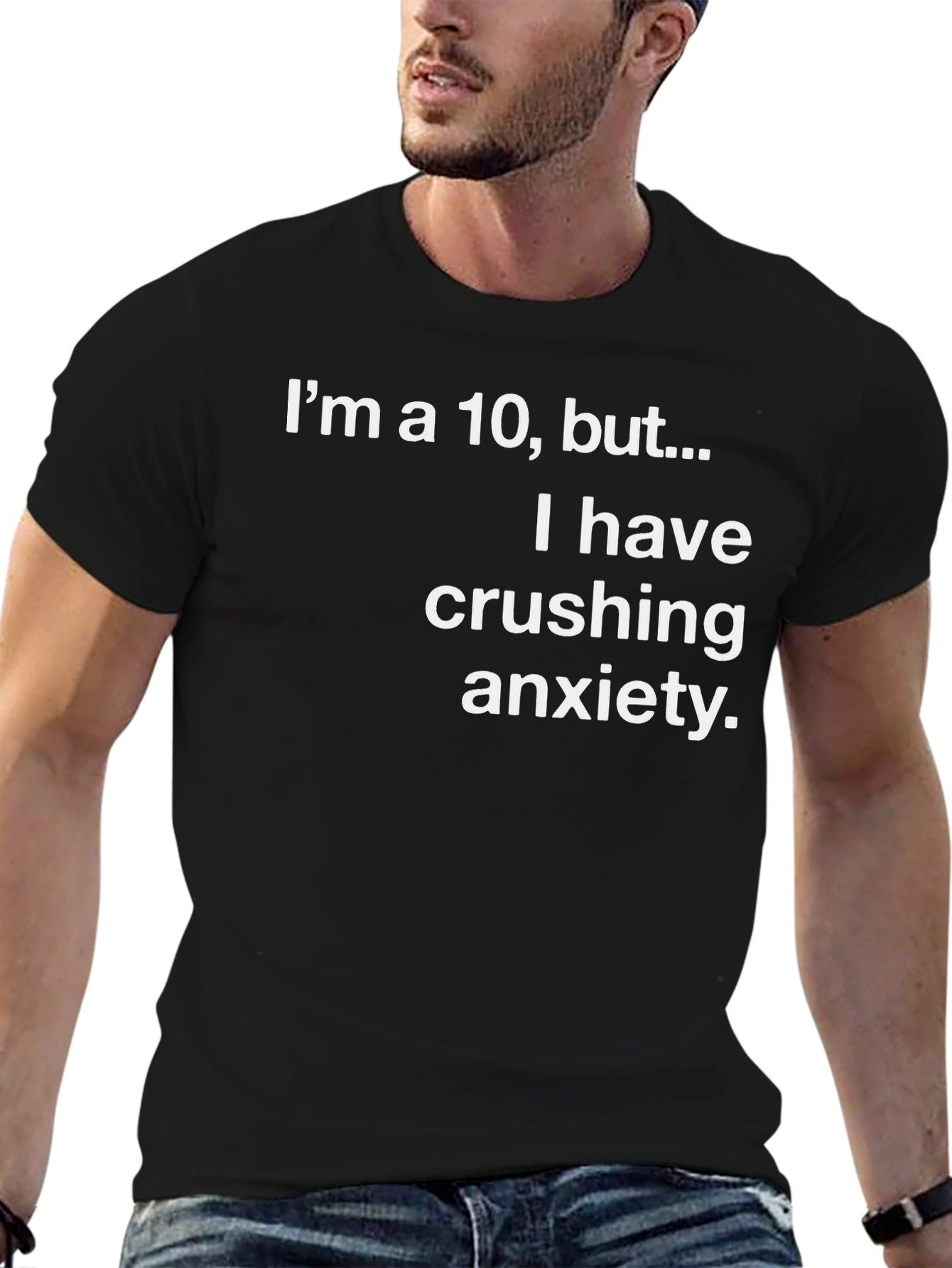 Anxiety Humor Graphic T-Shirt