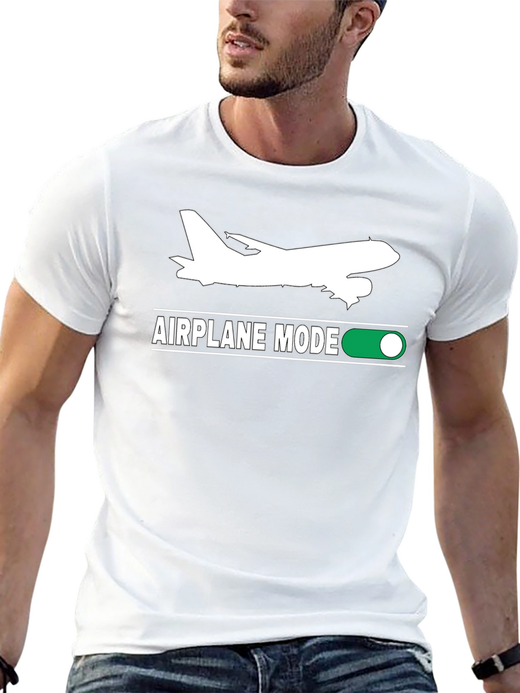 Airplane Mode Graphic Tee - Relax & Unwind