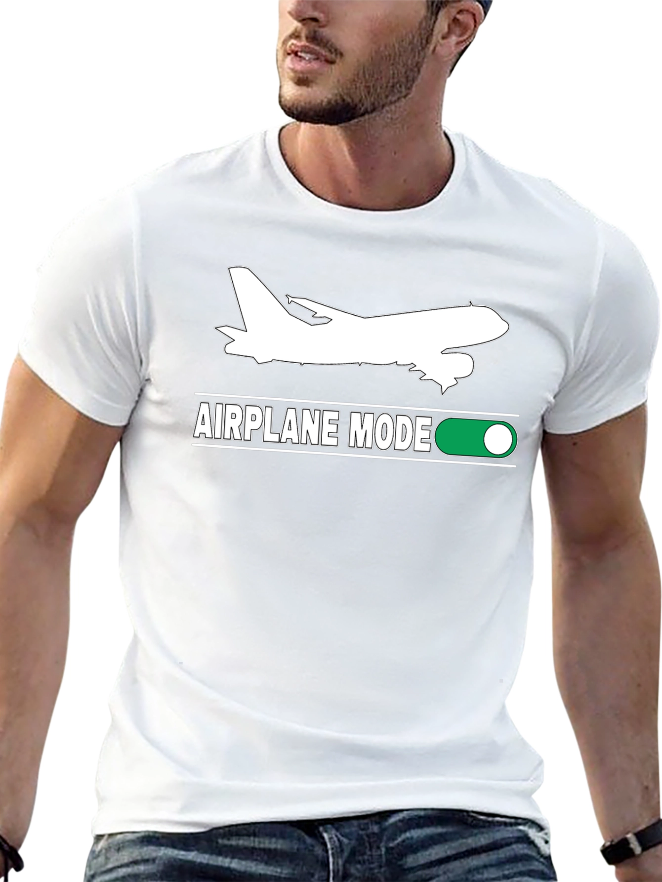Airplane Mode Graphic Tee - Relax & Unwind
