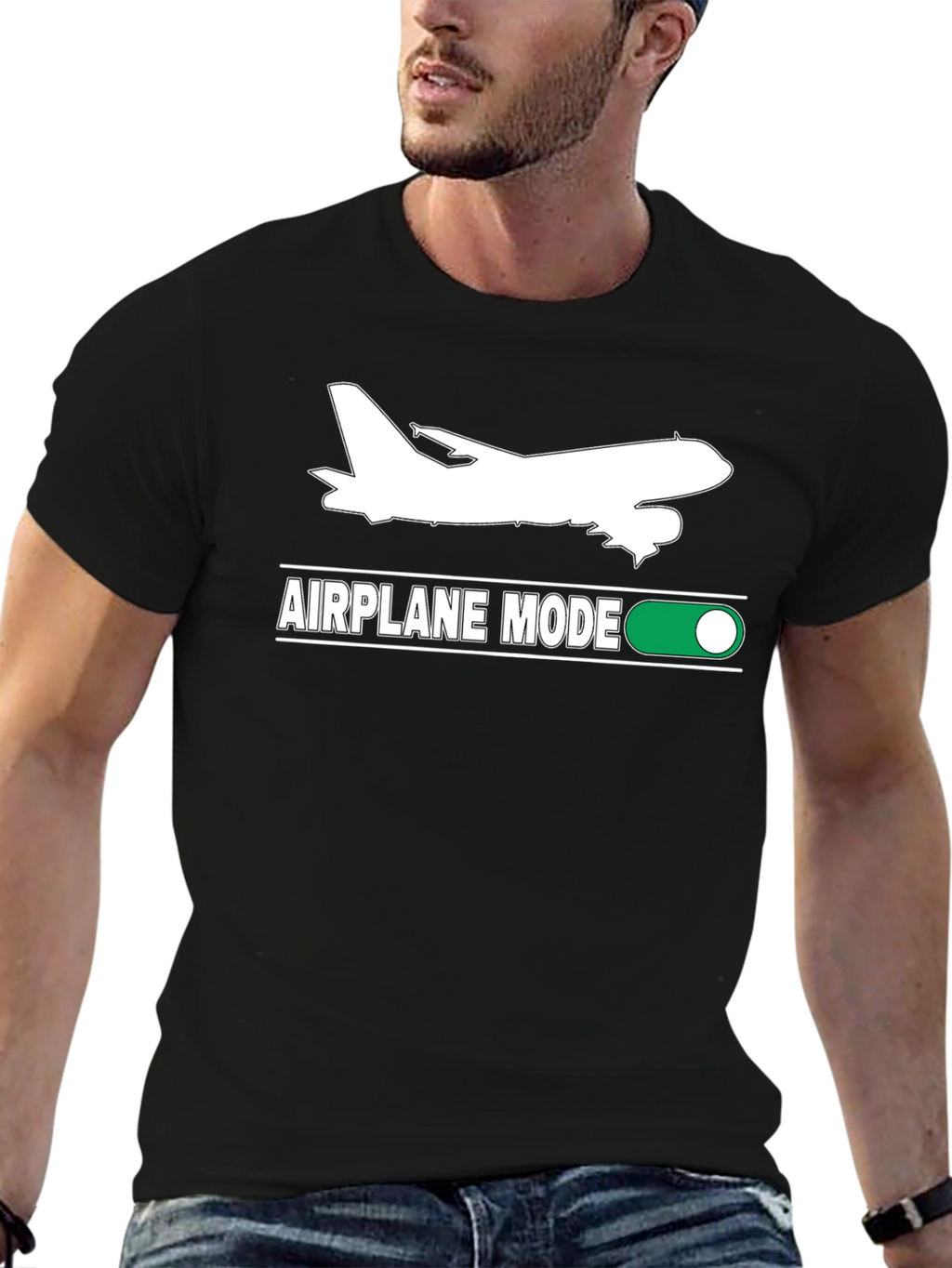 Airplane Mode Graphic Tee - Relax & Unwind