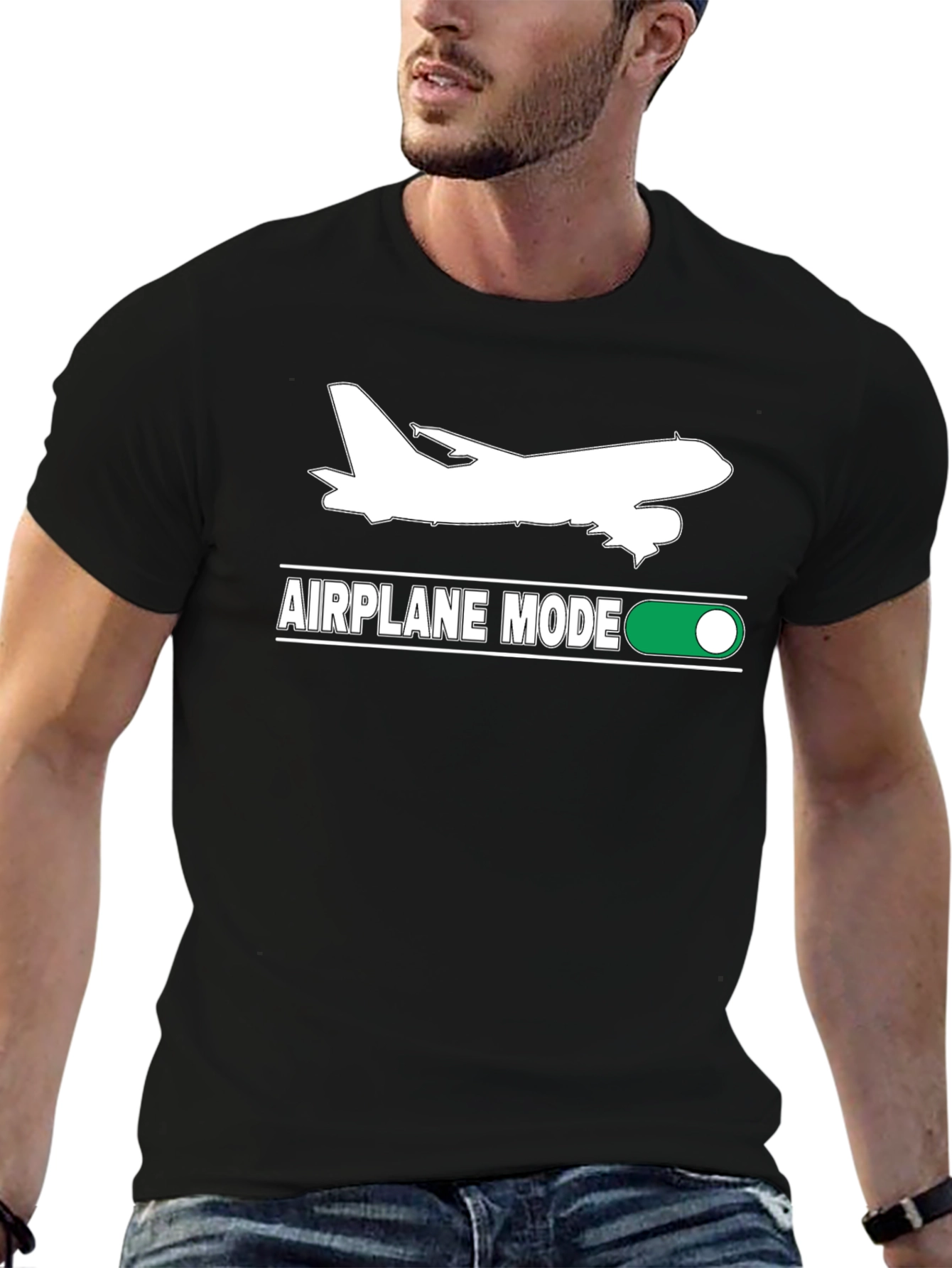 Airplane Mode Graphic Tee - Relax & Unwind