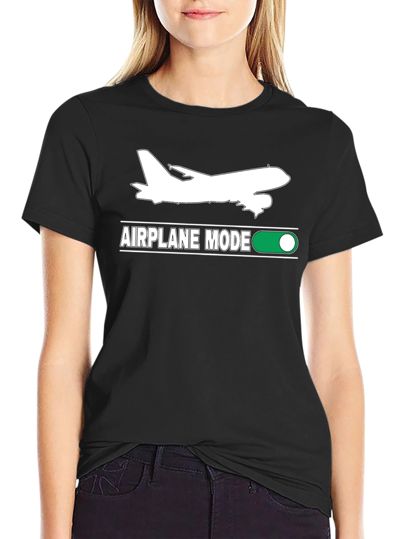 Airplane Mode Graphic Tee - Relax & Unwind