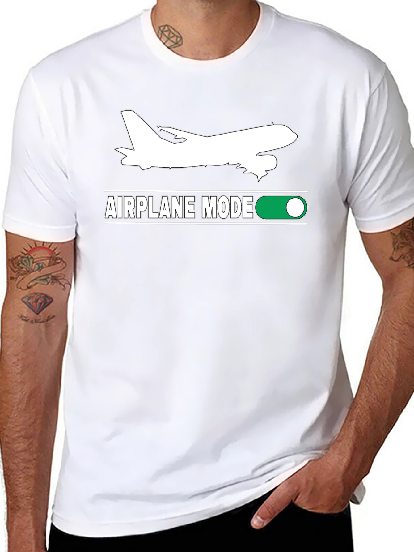 Airplane Mode Graphic Tee - Relax & Unwind