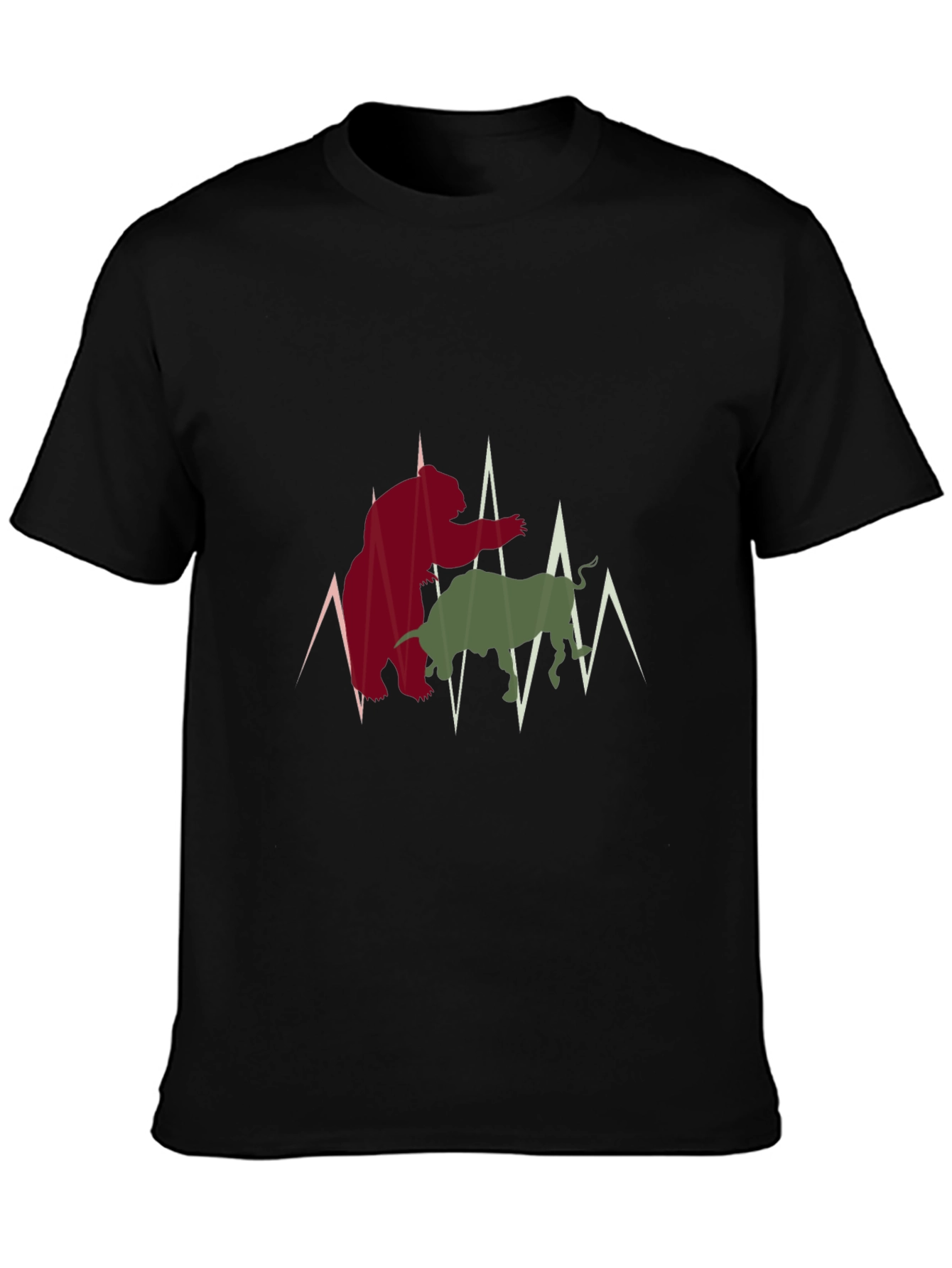 Bull vs Bear Market T-Shirt - Stock Trader Tee