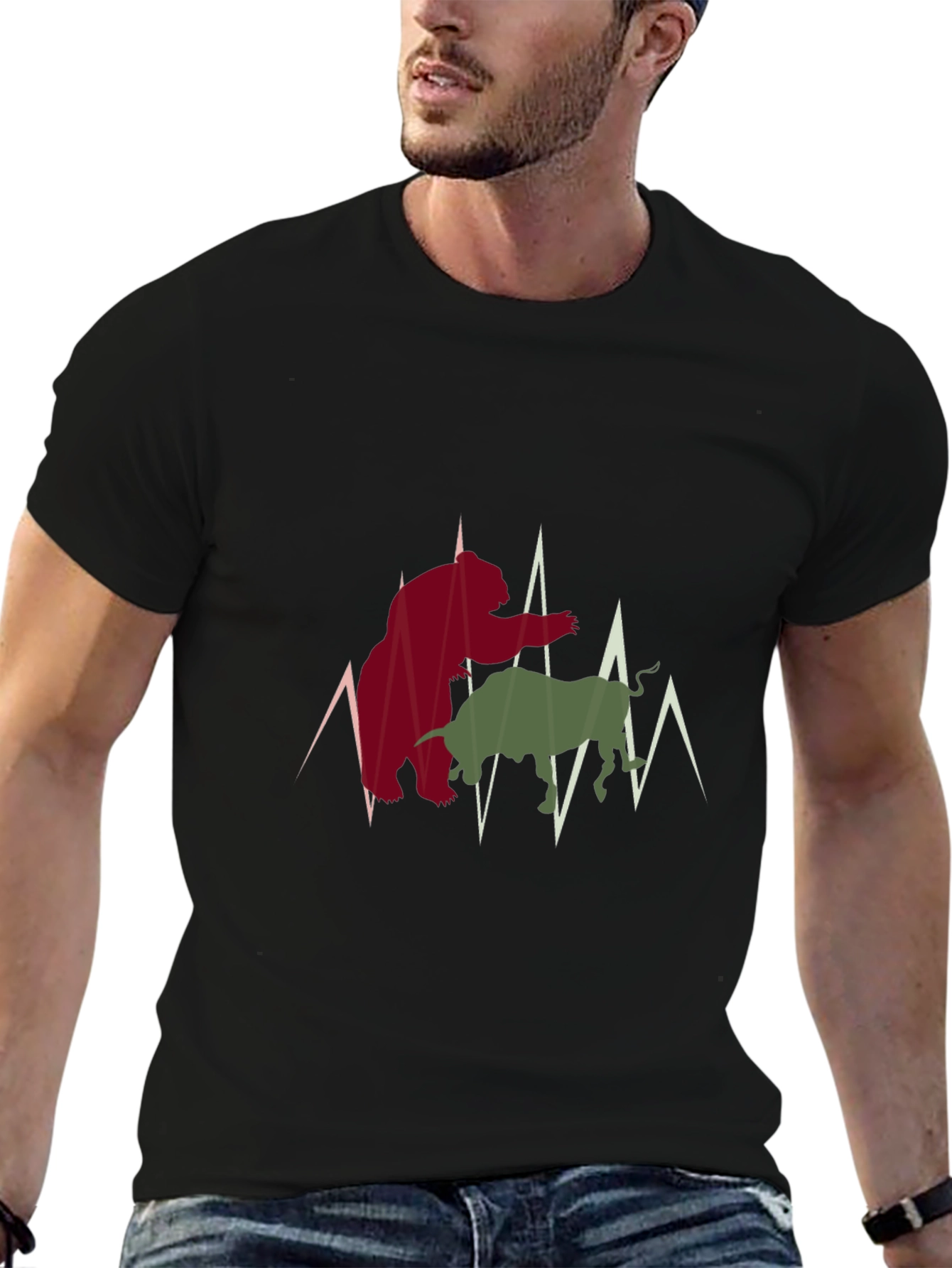 Bull vs Bear Market T-Shirt - Stock Trader Tee