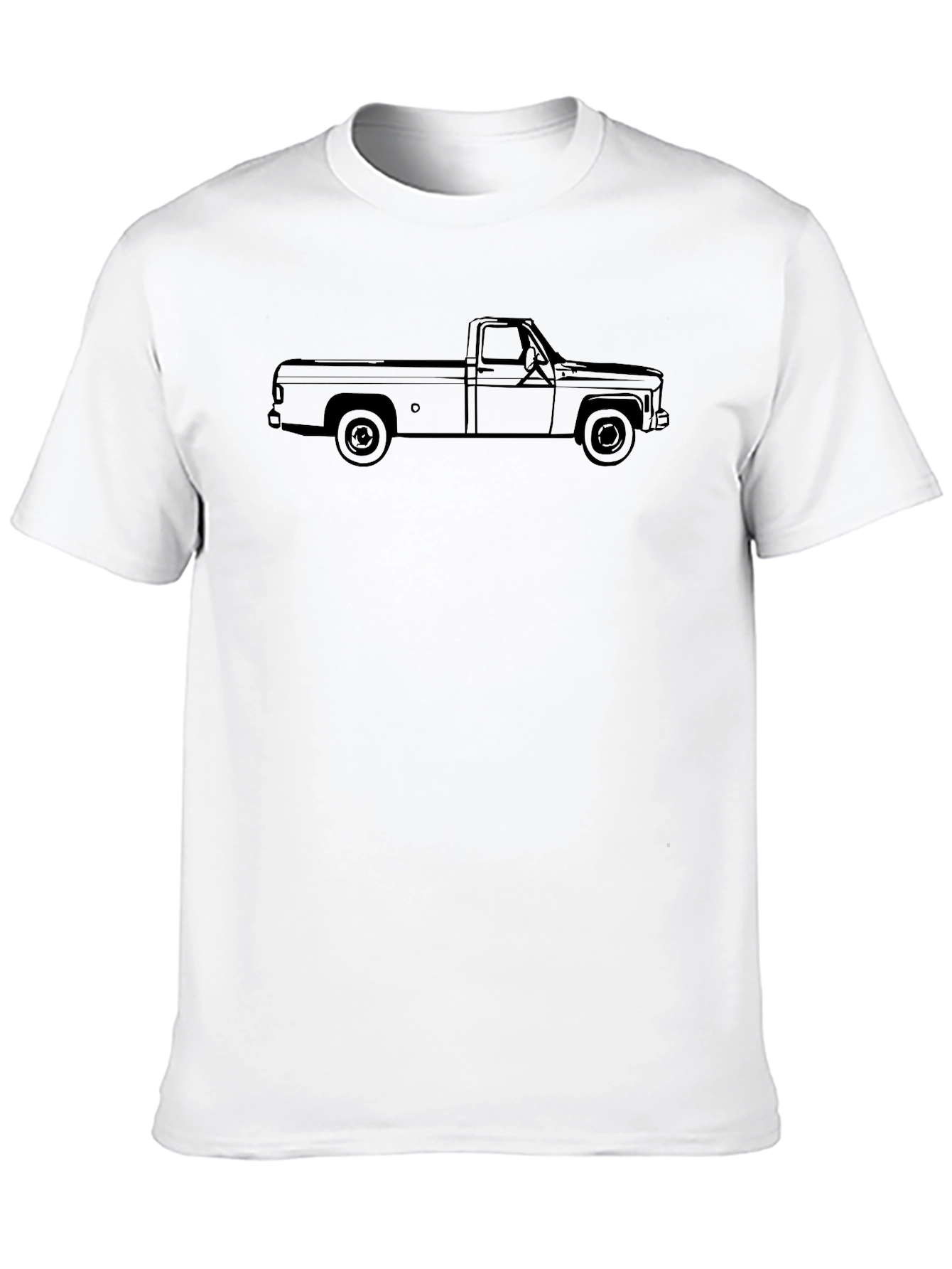 Vintage Truck Graphic Tee - Black