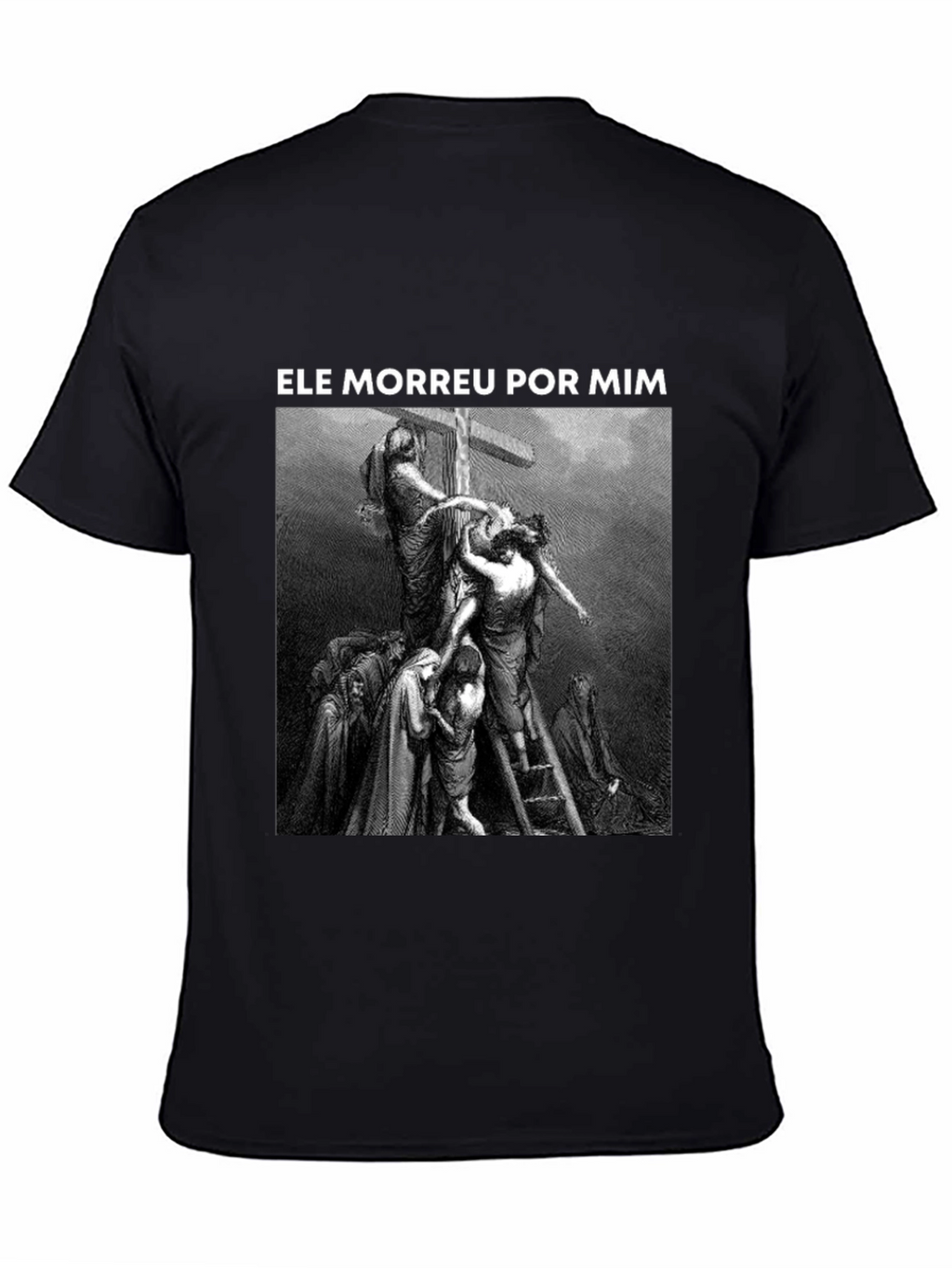 He Died For Me Graphic Tee - Black