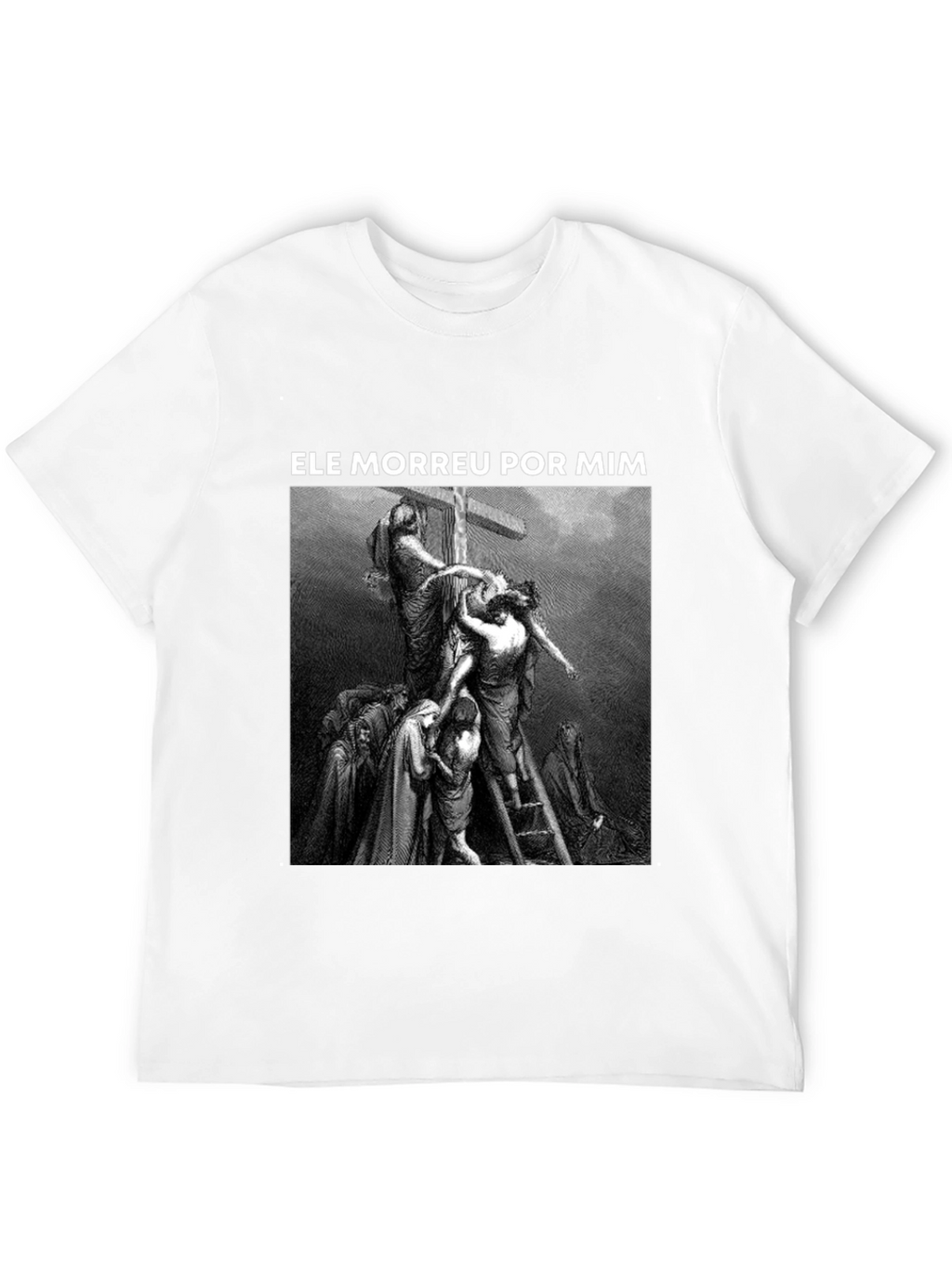 He Died For Me Graphic Tee - Black