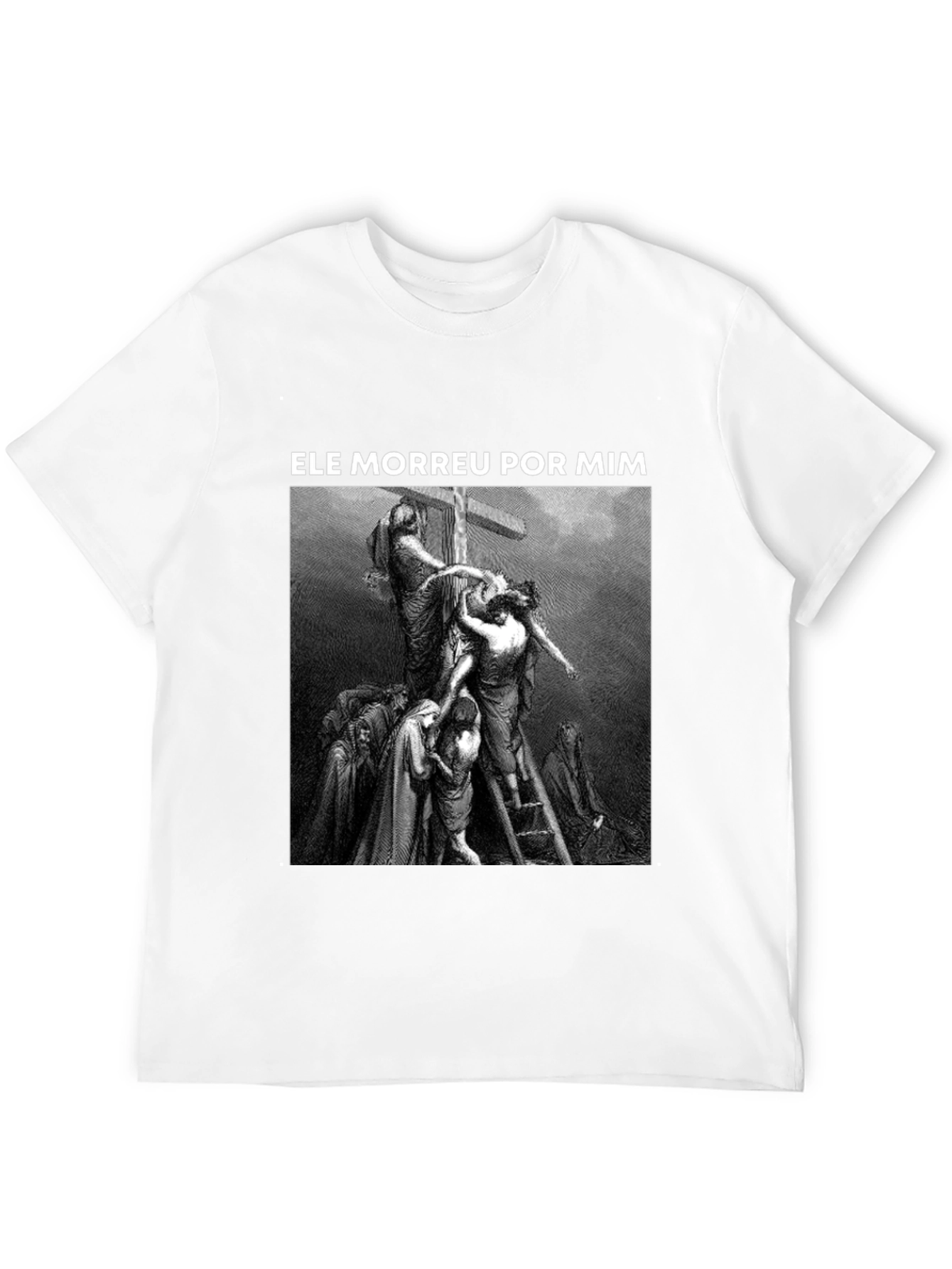 He Died For Me Graphic Tee - Black