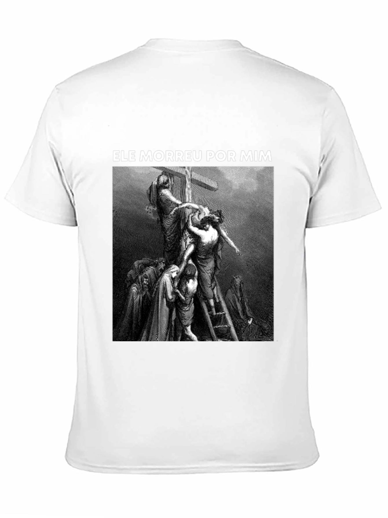 He Died For Me Graphic Tee - Black