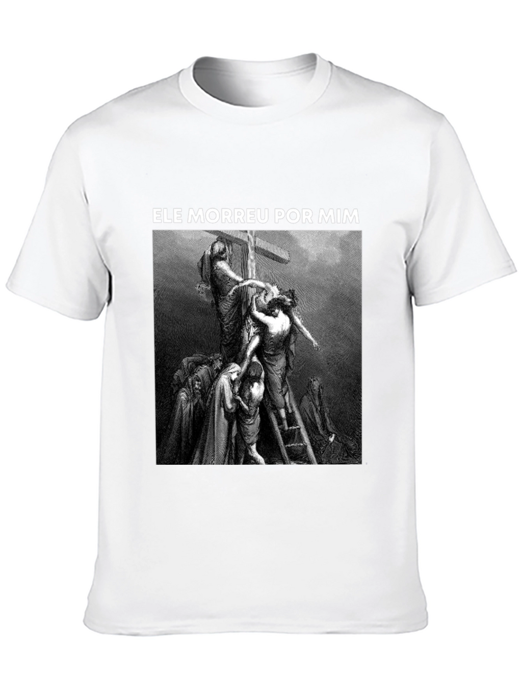 He Died For Me Graphic Tee - Black