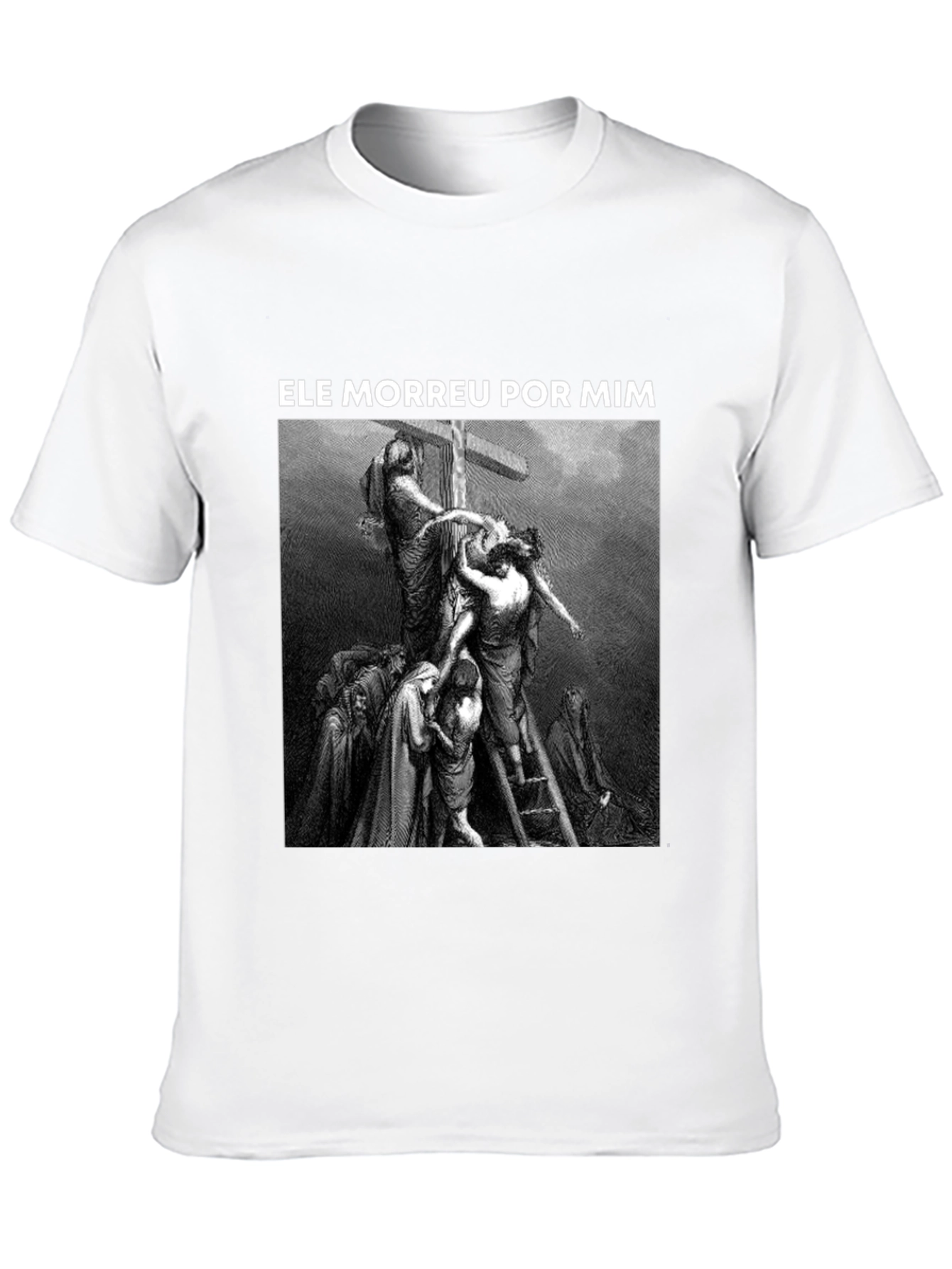 He Died For Me Graphic Tee - Black