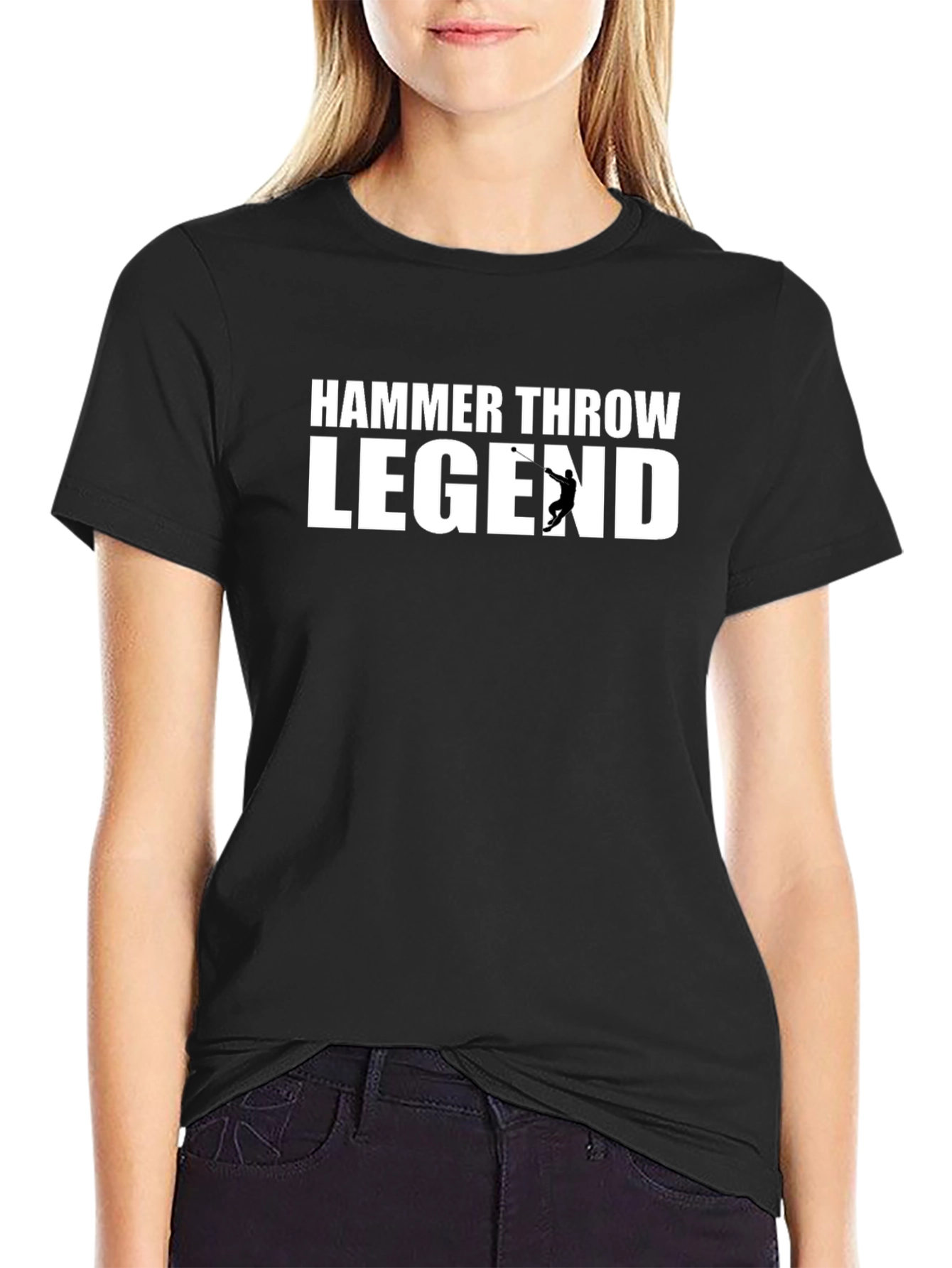 Hammer Throw Legend Black Graphic Tee