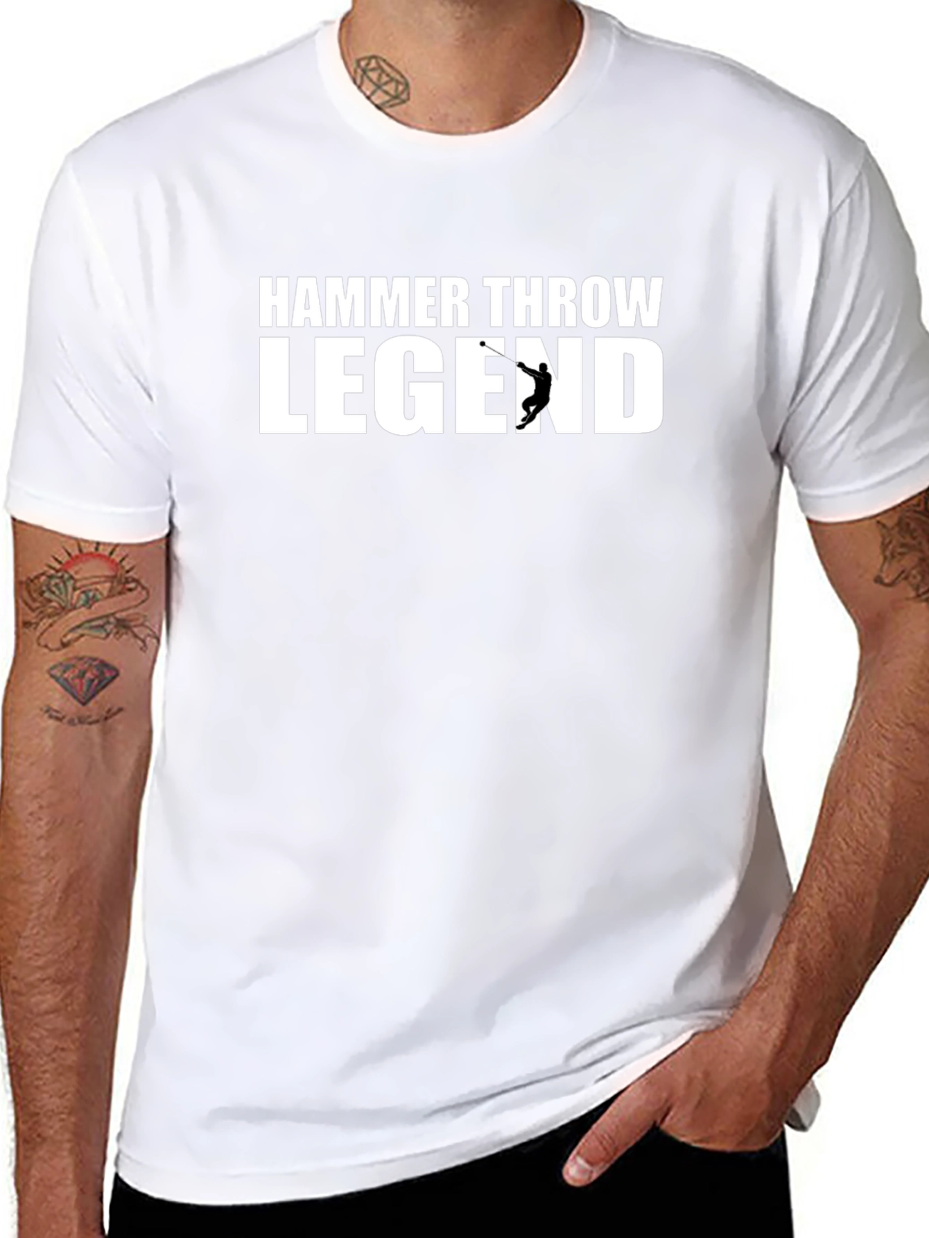 Hammer Throw Legend Black Graphic Tee