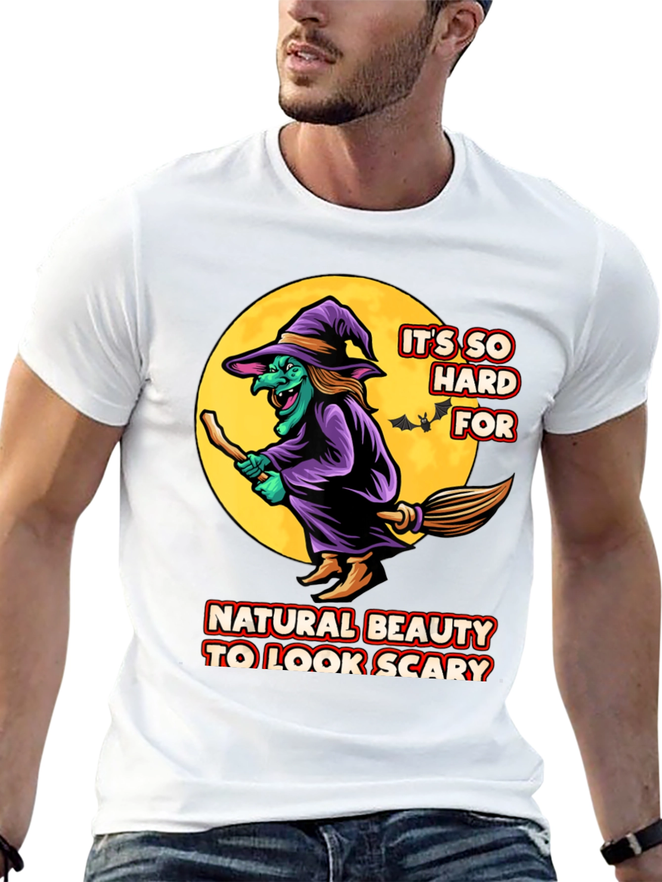 Funny Witch T-Shirt - Natural Beauty Halloween Costume