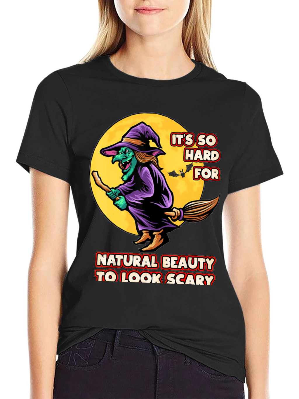 Funny Witch T-Shirt - Natural Beauty Halloween Costume