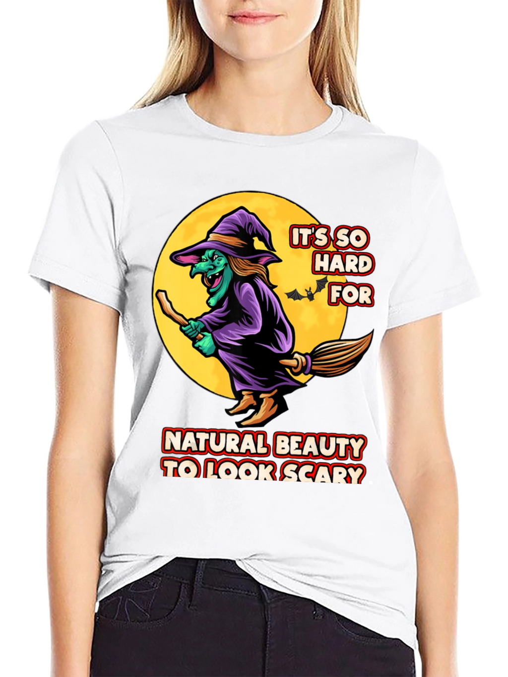 Funny Witch T-Shirt - Natural Beauty Halloween Costume